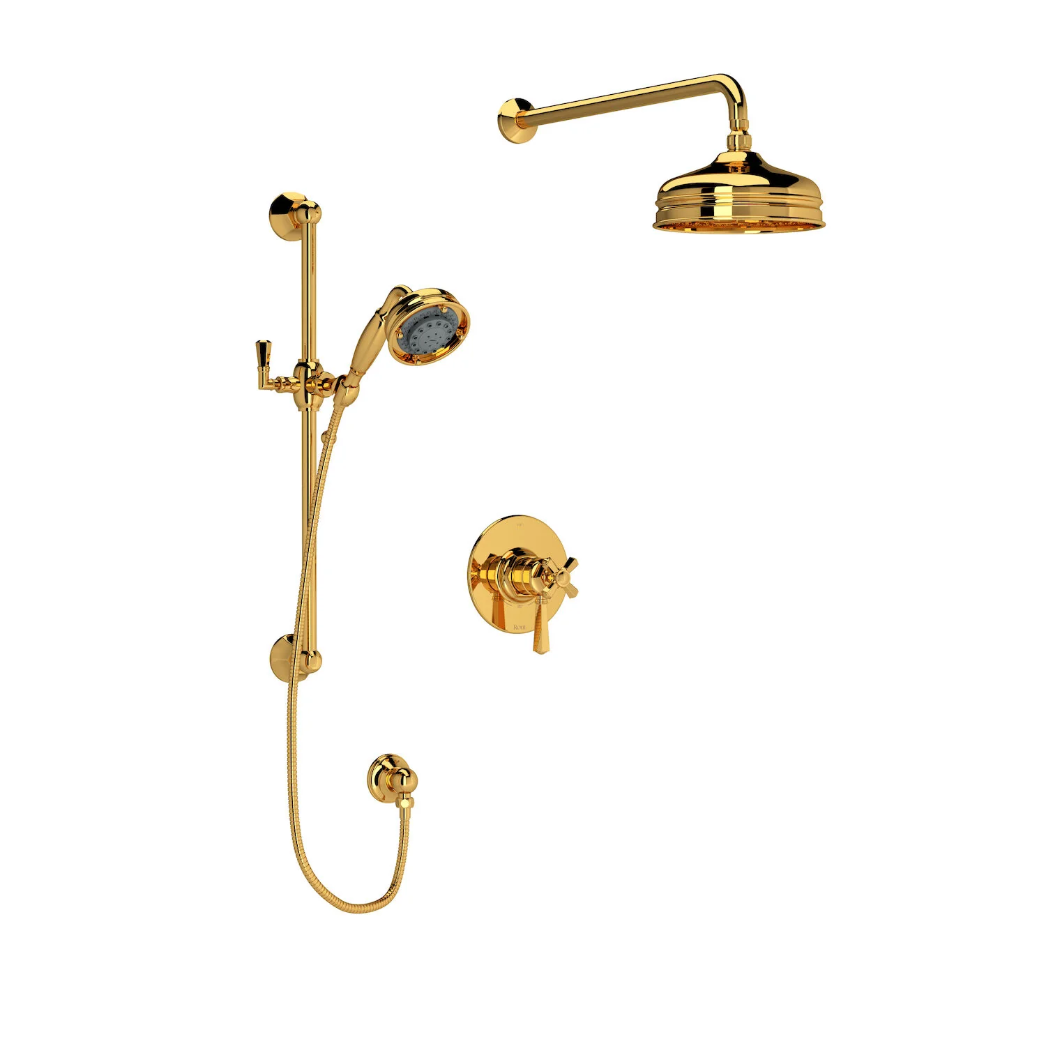 PALLADIAN 1/2" THERMOSTATIC & PRESSURE BALANCE 3 FUNCTION SYSTEM TRIM WITH INTEGRATED VOLUME CONTROL - Image 2