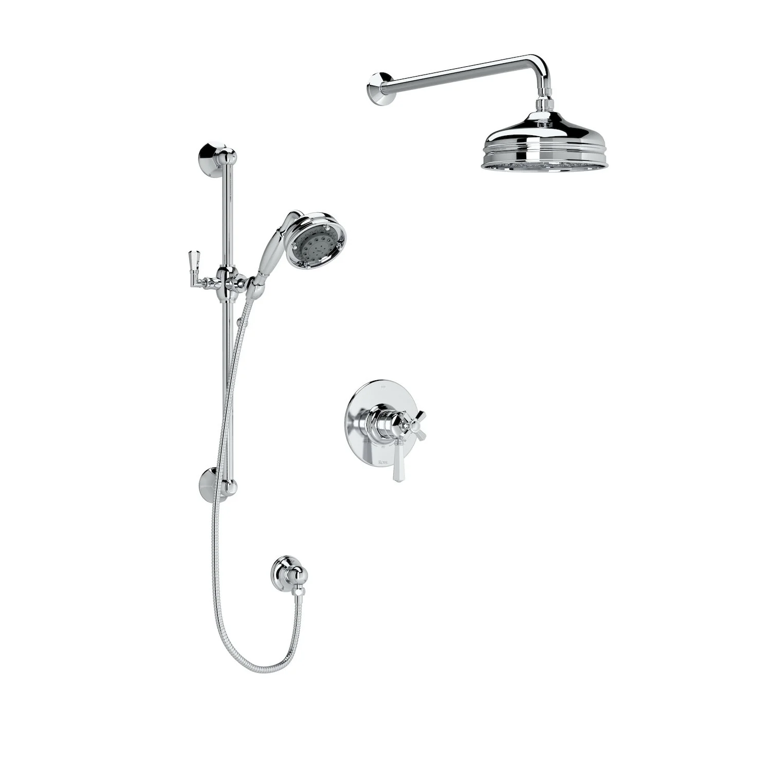 PALLADIAN 1/2" THERMOSTATIC & PRESSURE BALANCE 3 FUNCTION SYSTEM TRIM WITH INTEGRATED VOLUME CONTROL - Image 4