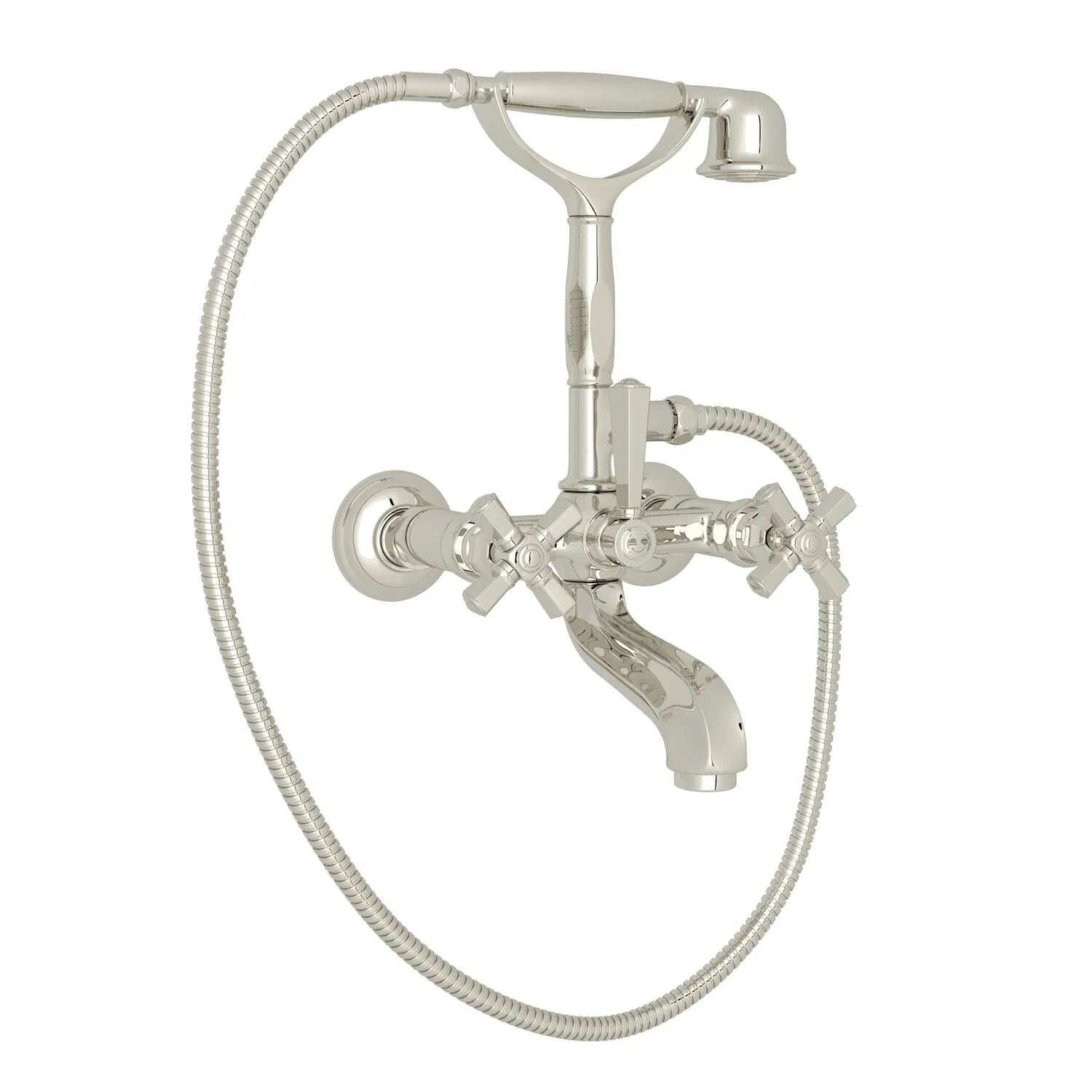 PALLADIAN® EXPOSED WALL MOUNT TUB FILLER (CROSS HANDLE) - Image 3
