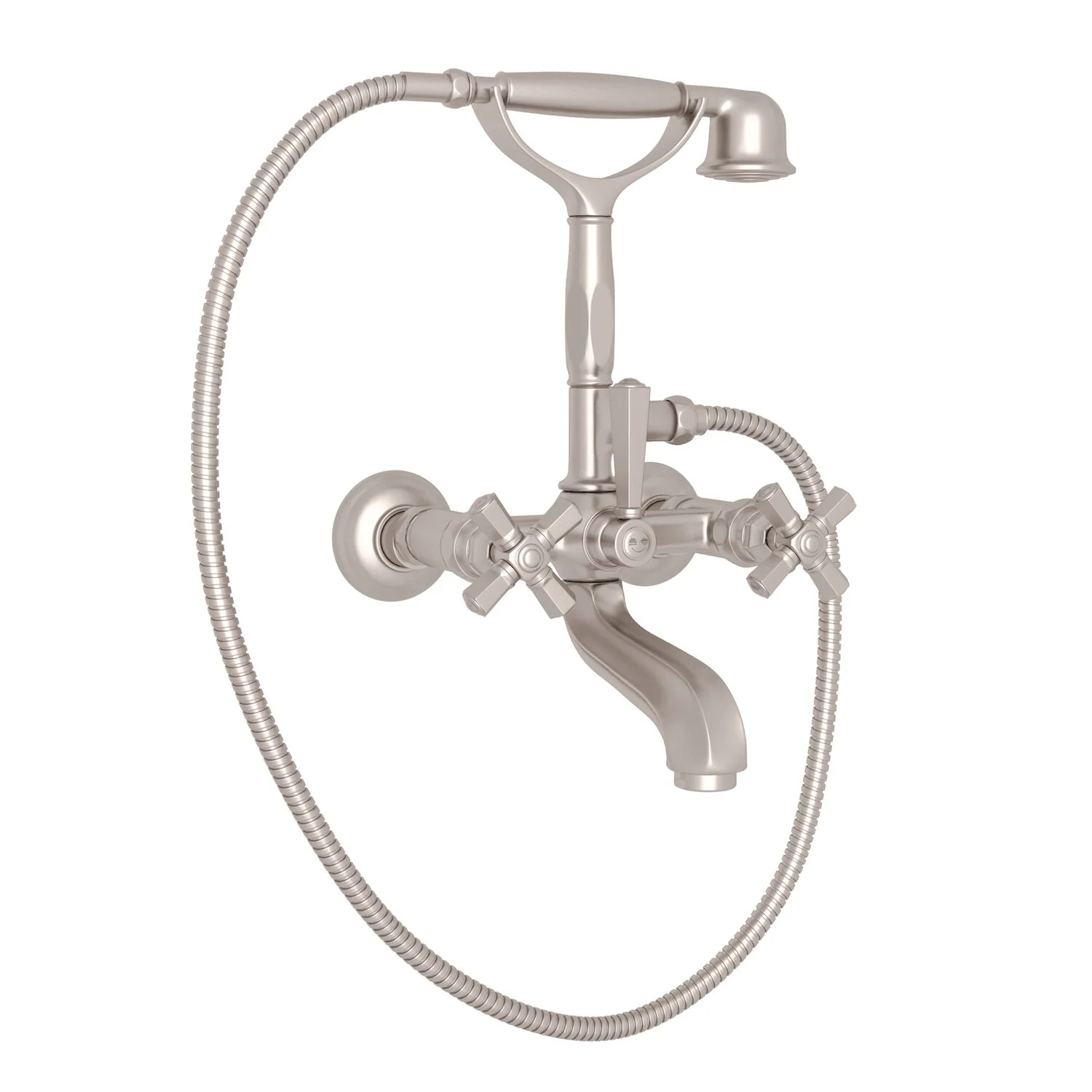 PALLADIAN® EXPOSED WALL MOUNT TUB FILLER (CROSS HANDLE) - Image 4