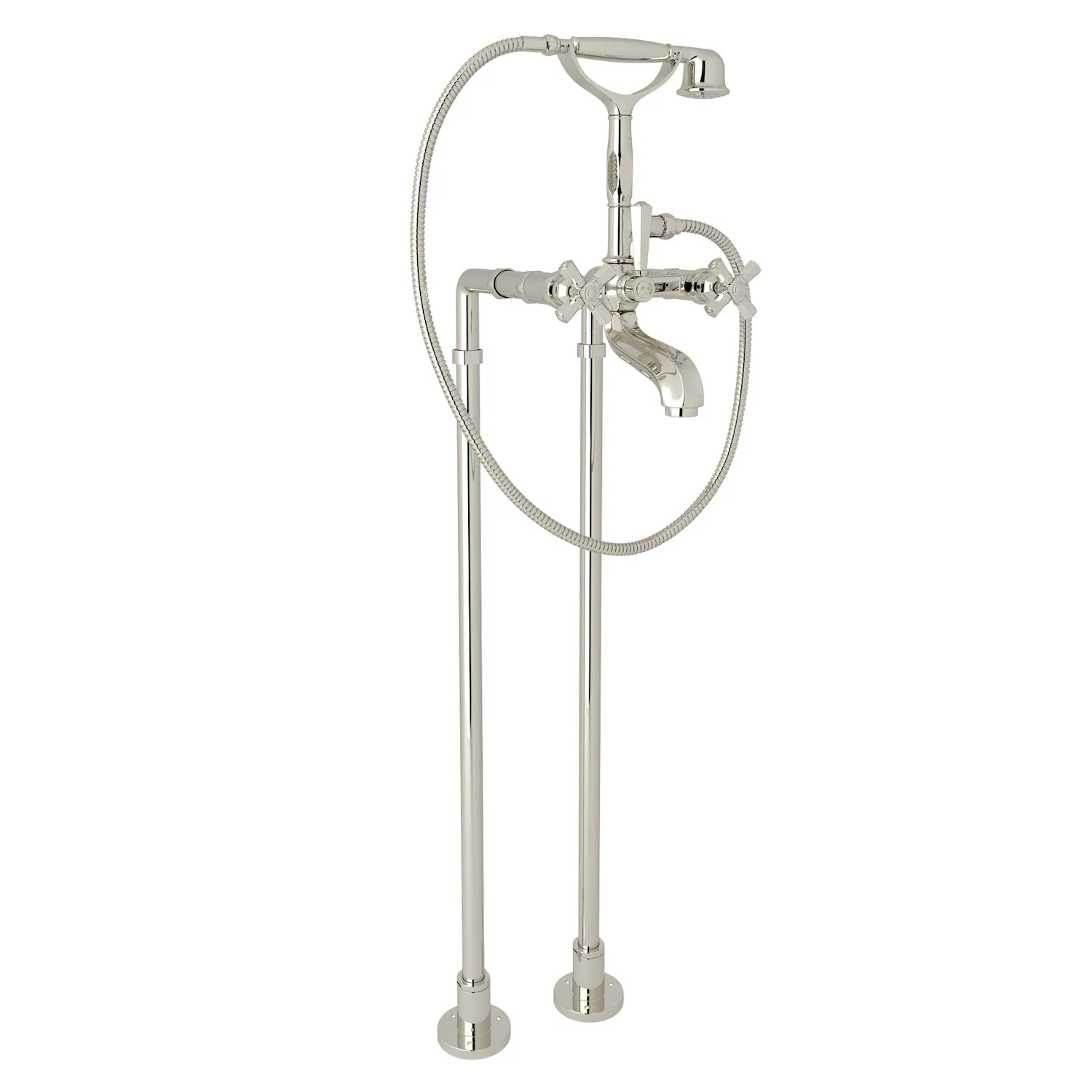 PALLADIAN® FLOOR MOUNT TUB FILLER (CROSS HANDLE) - Image 3