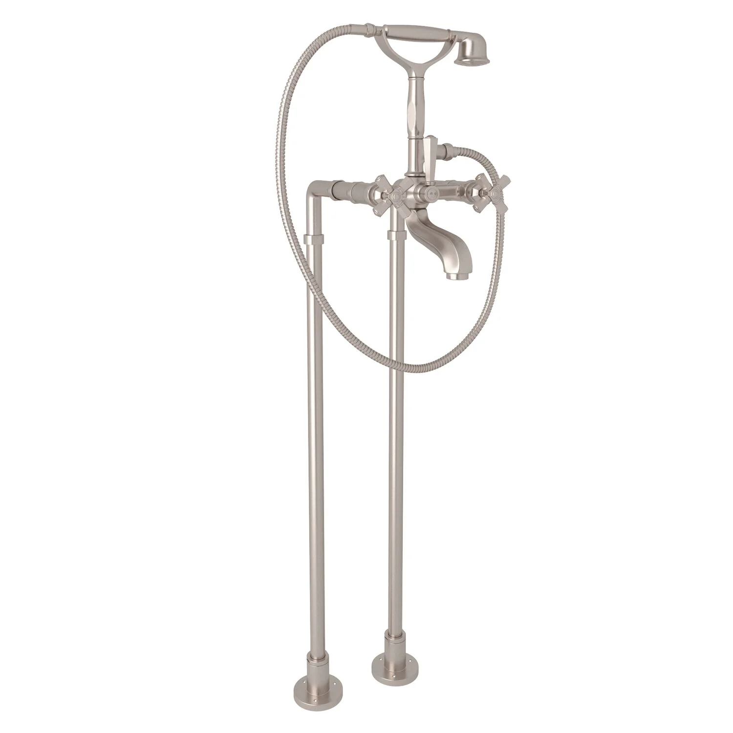 PALLADIAN® FLOOR MOUNT TUB FILLER (CROSS HANDLE) - Image 4