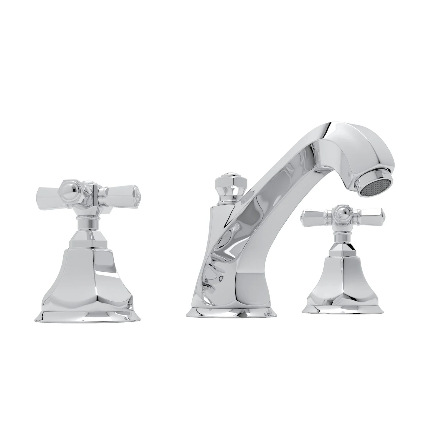 PALLADIANĀ® WIDESPREAD LAVATORY FAUCET WITH LOW SPOUT (CROSS HANDLE)