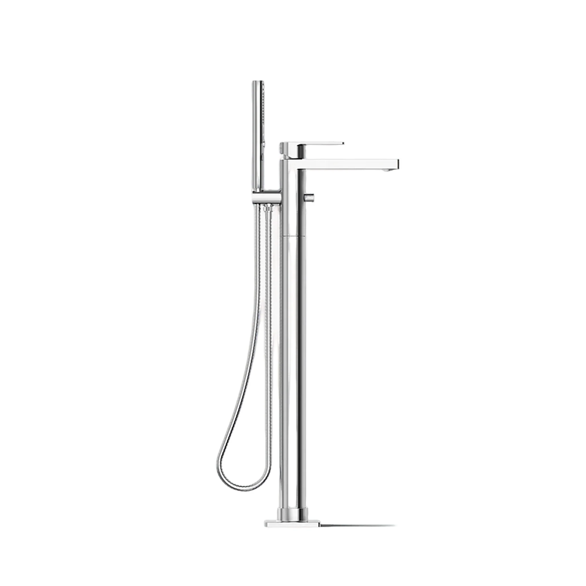 PARALLEL FLOOR MOUNT BATH FILLER TRIM WITH HANDSHOWER - Image 13