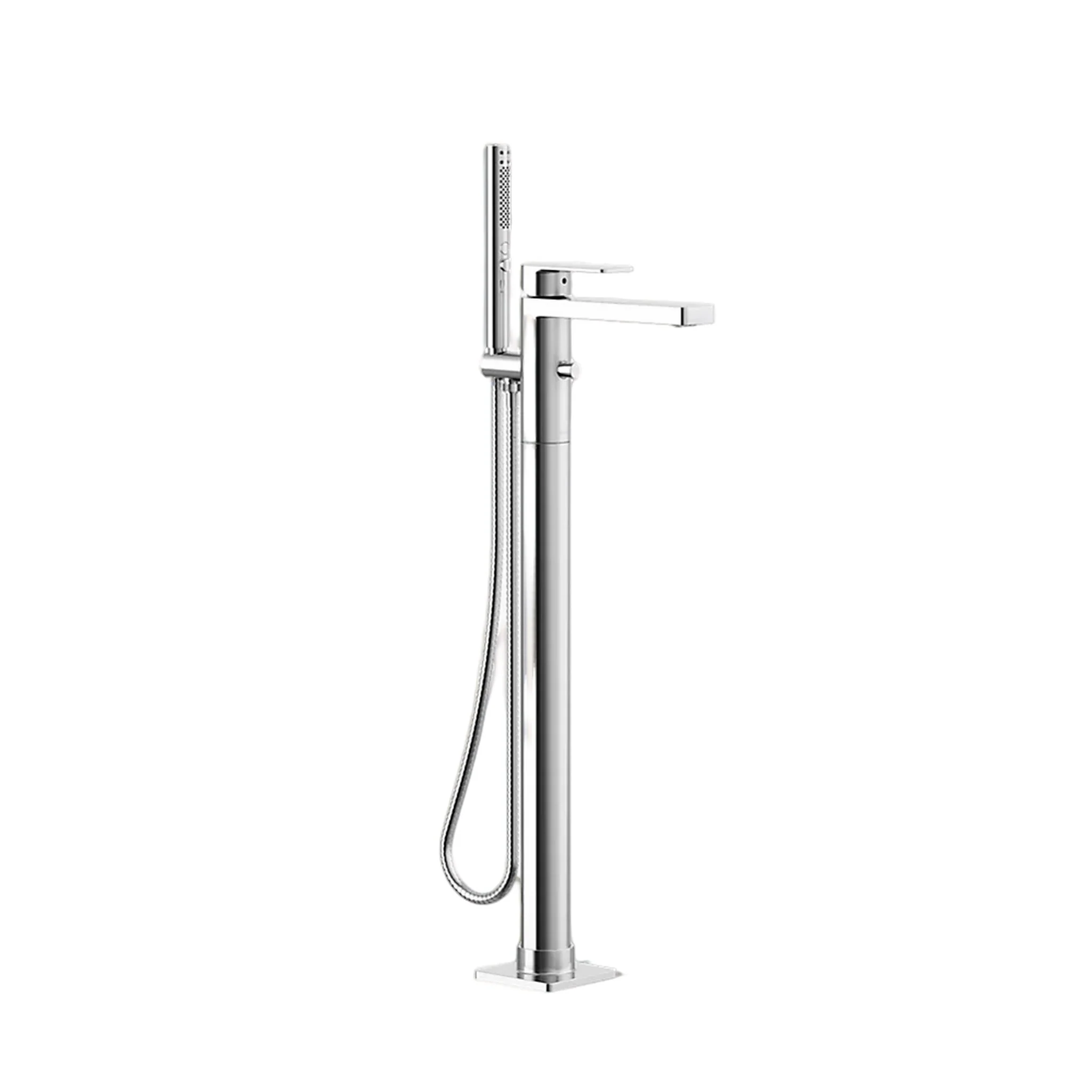 PARALLEL FLOOR MOUNT BATH FILLER TRIM WITH HANDSHOWER - Image 3