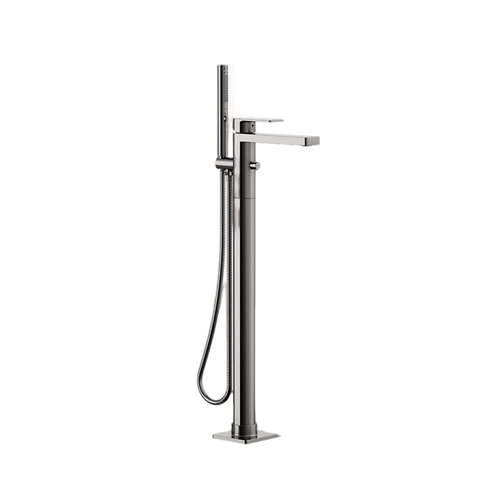 PARALLEL FLOOR MOUNT BATH FILLER TRIM WITH HANDSHOWER - Image 5
