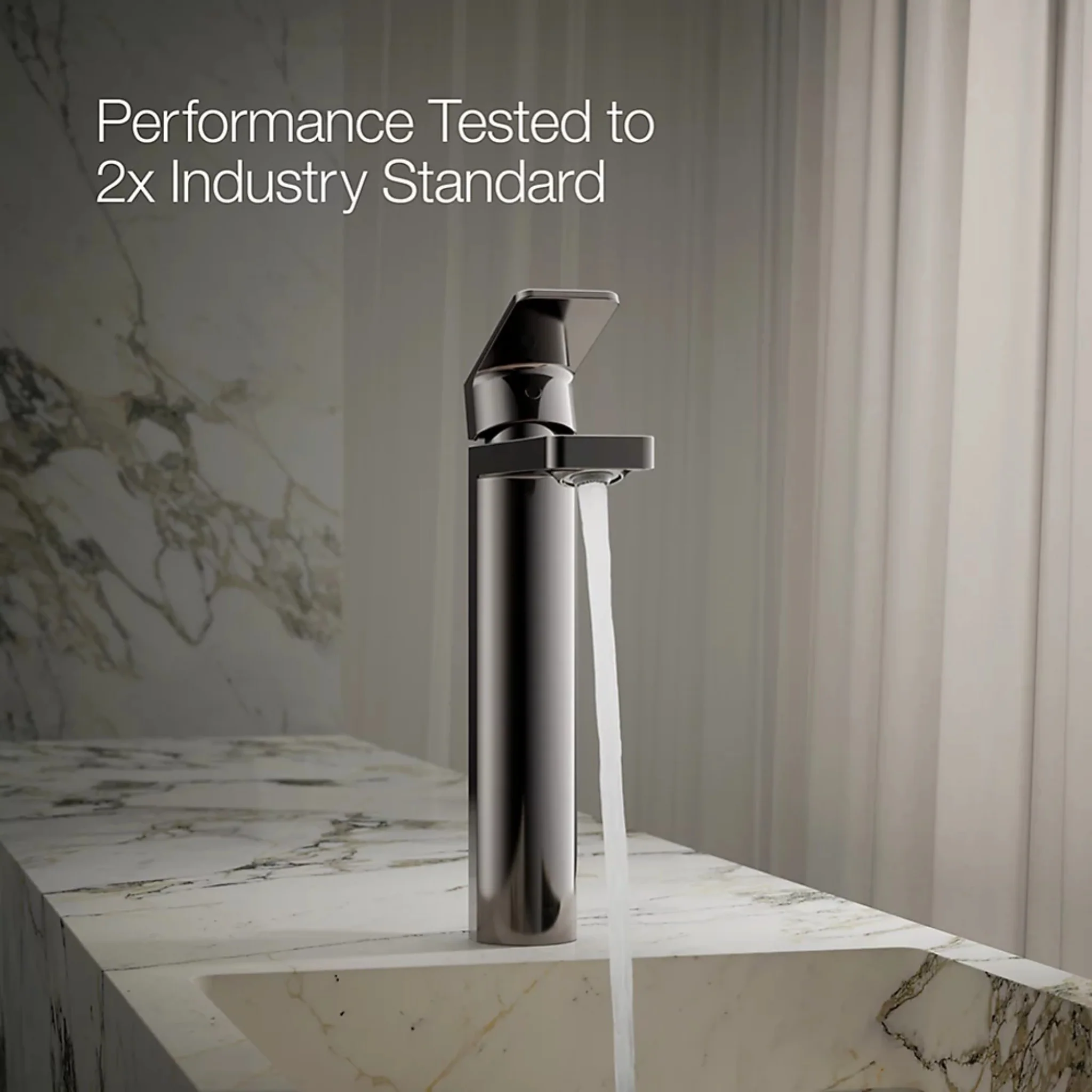 PARALLEL TALL SINGLE-HANDLE BATHROOM SINK FAUCET - Image 17