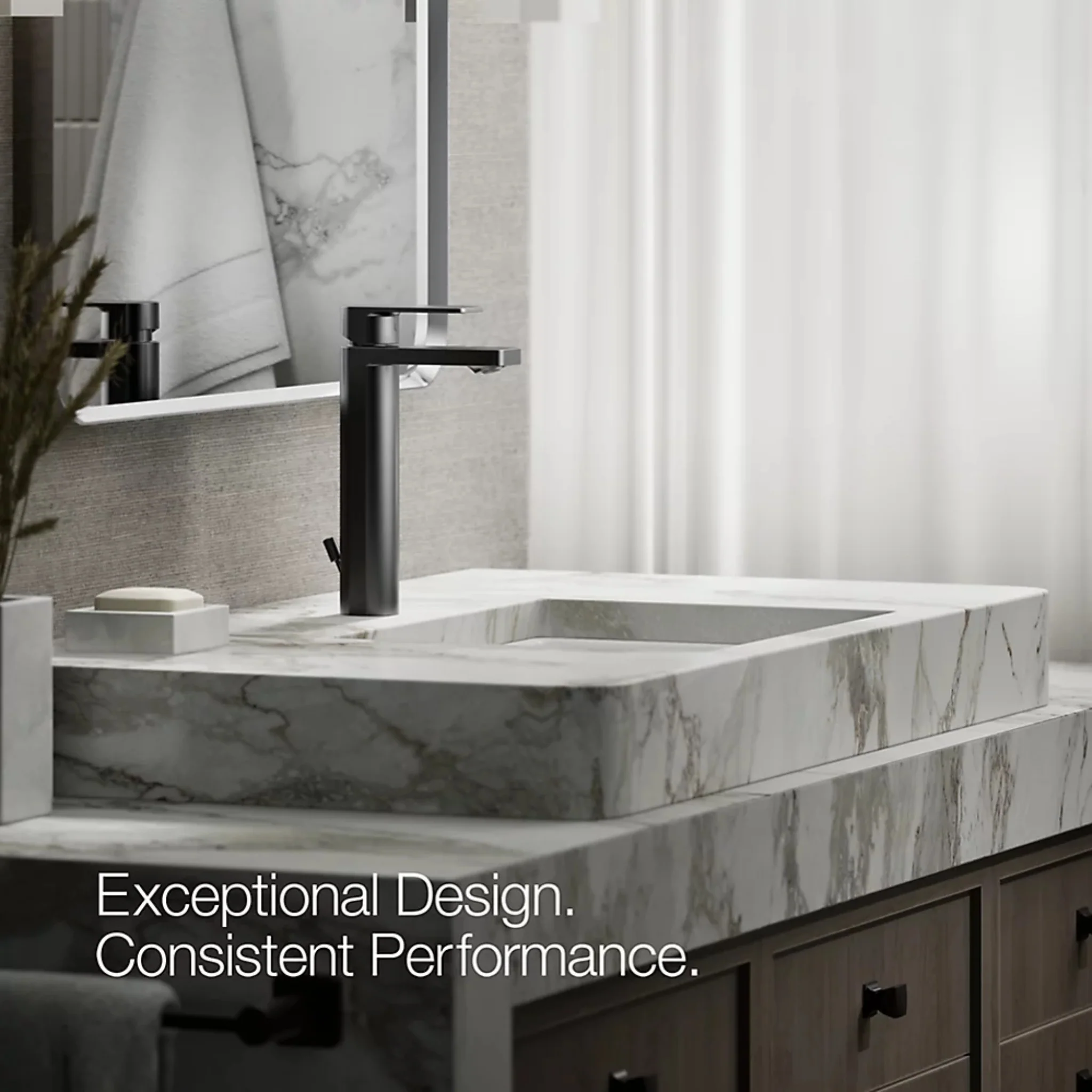 PARALLEL TALL SINGLE-HANDLE BATHROOM SINK FAUCET - Image 18