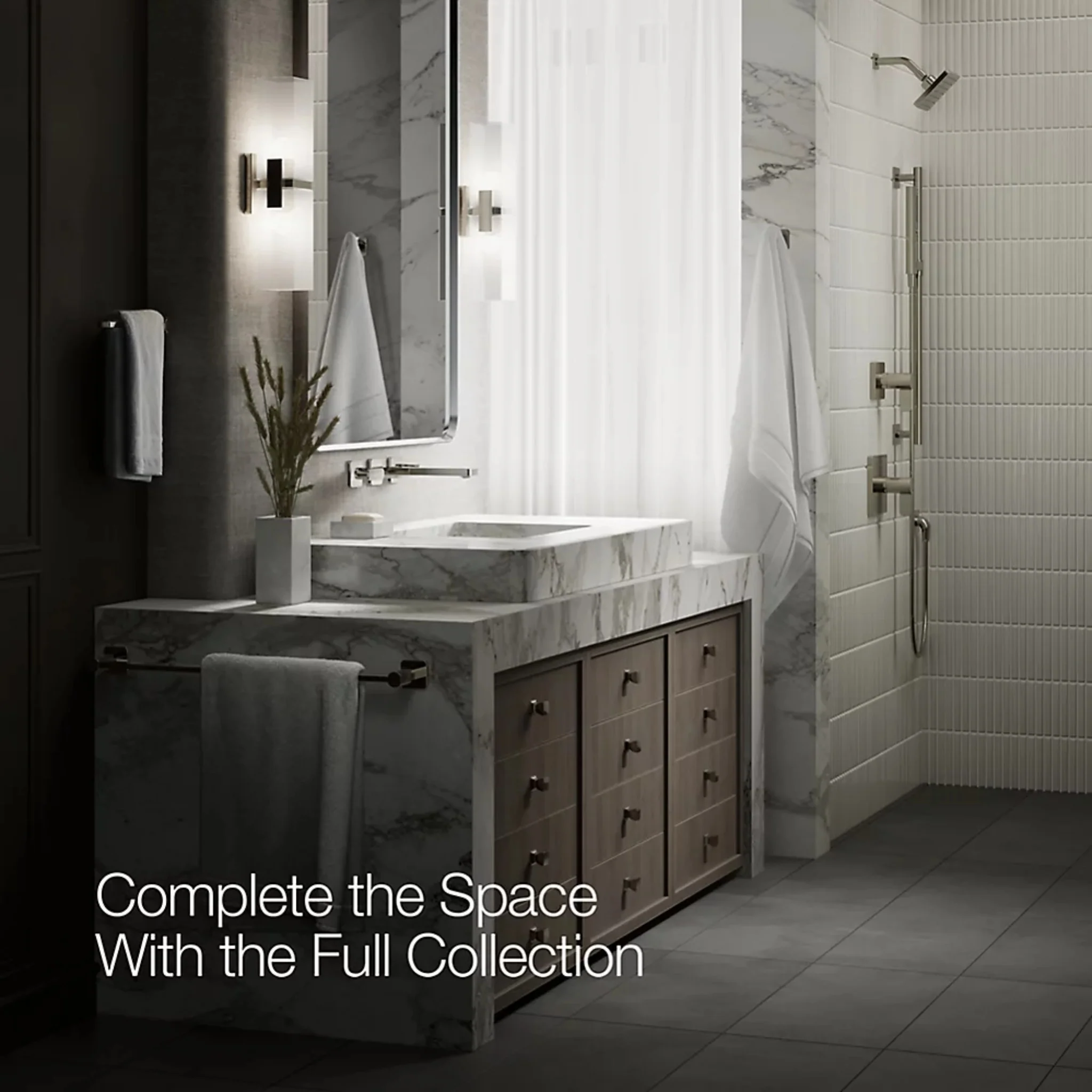 PARALLEL WALL-MOUNT BATHROOM SINK FAUCET TRIM - Image 18