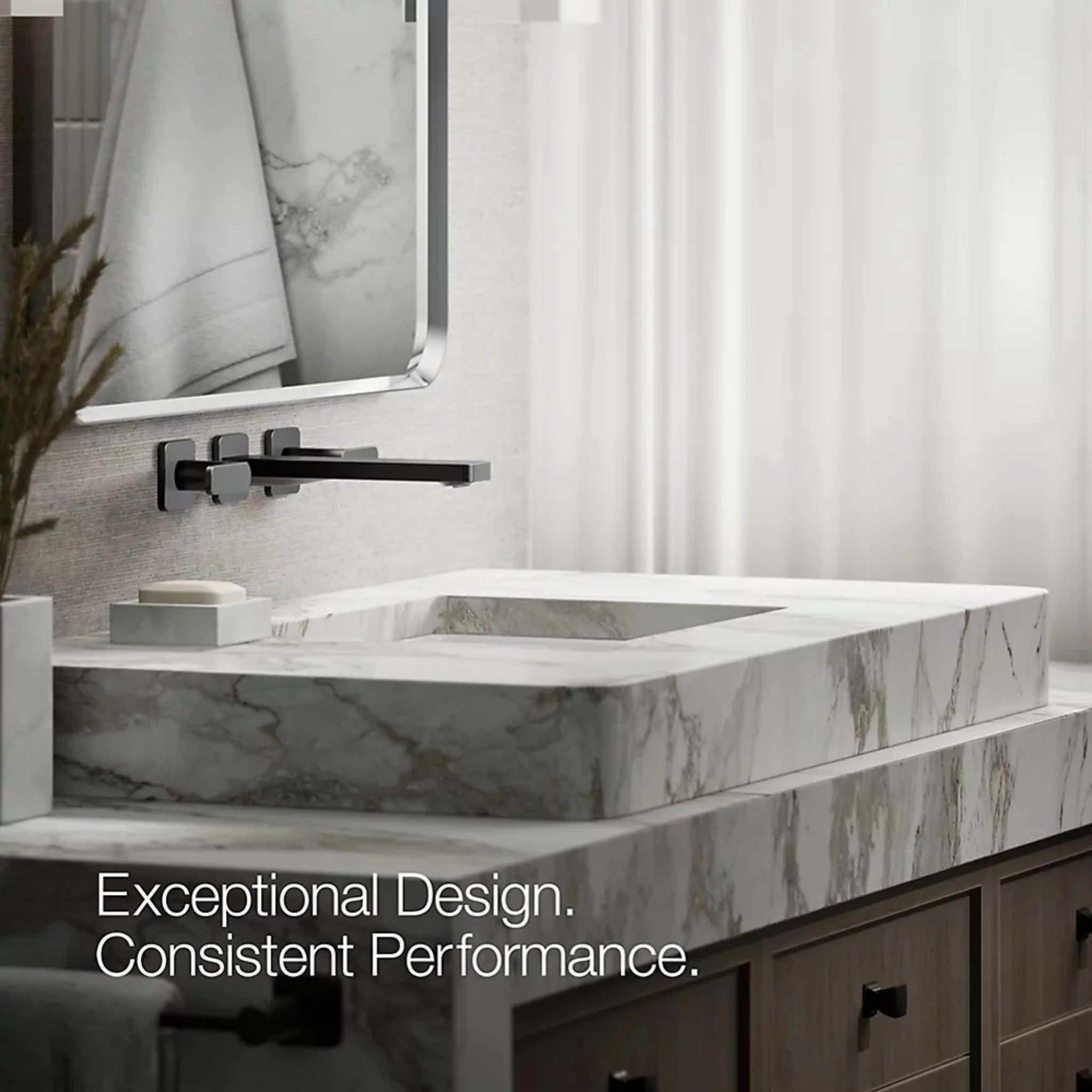 PARALLEL WALL-MOUNT BATHROOM SINK FAUCET TRIM - Image 20