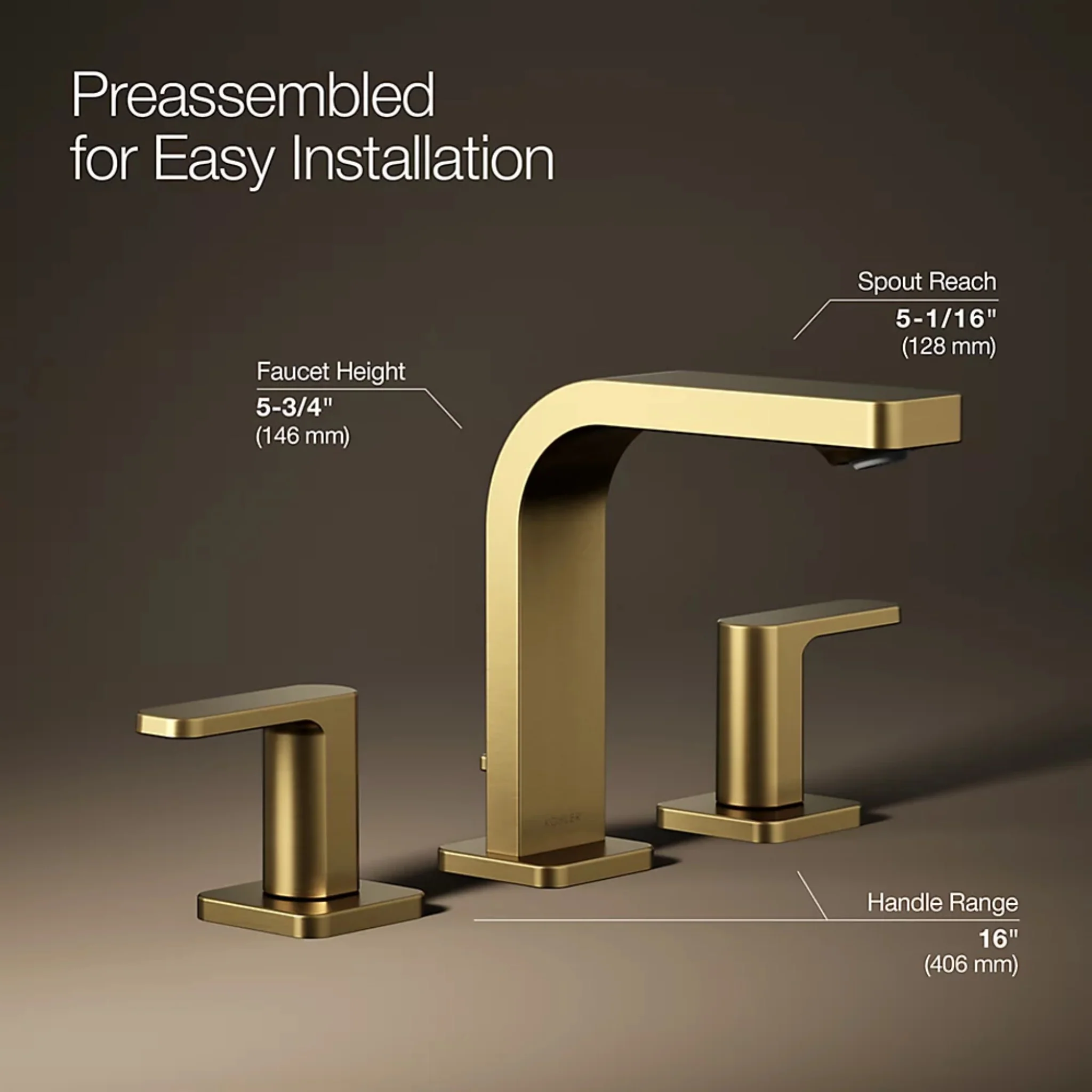 PARALLEL WIDESPREAD BATHROOM SINK FAUCET - Image 21