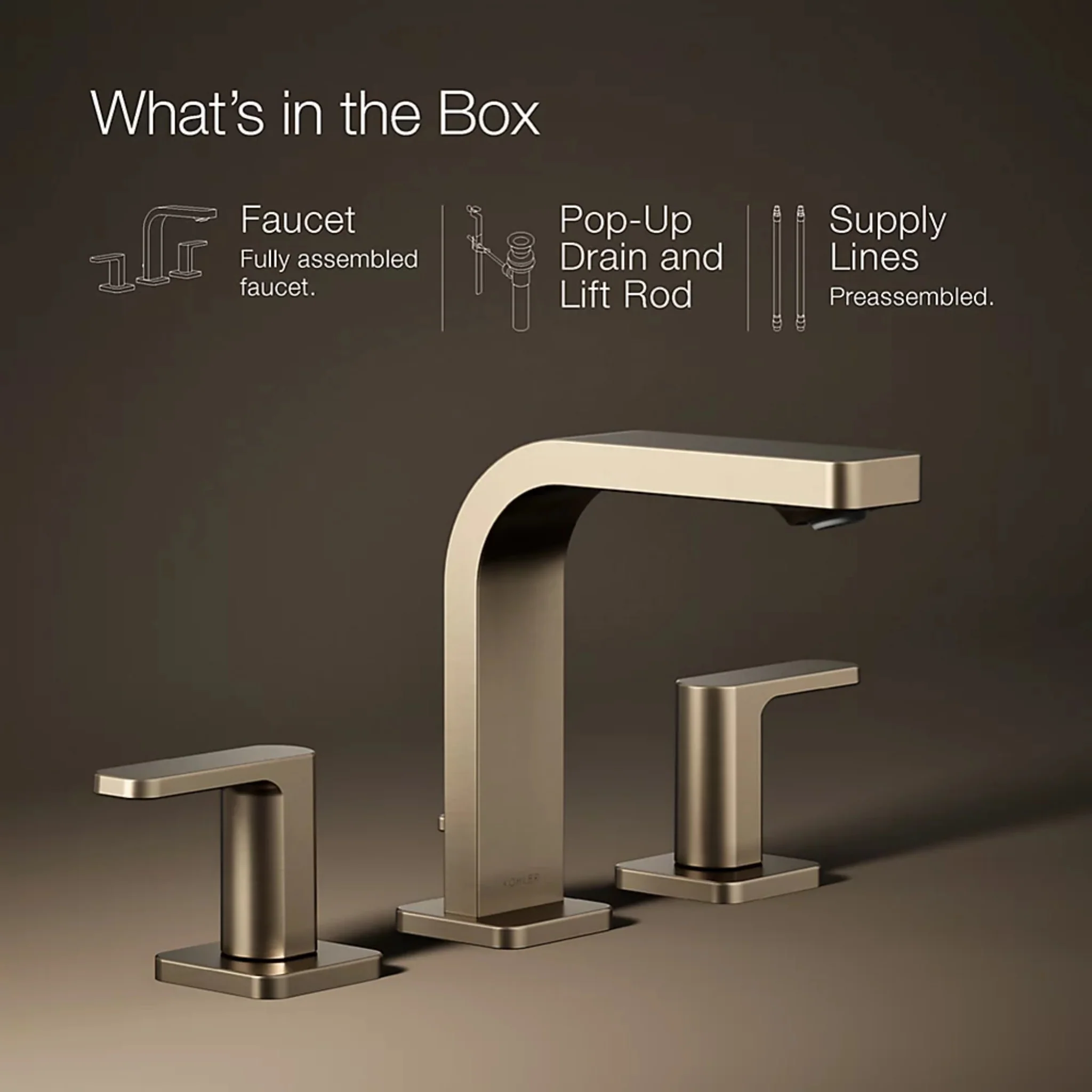 PARALLEL WIDESPREAD BATHROOM SINK FAUCET - Image 22