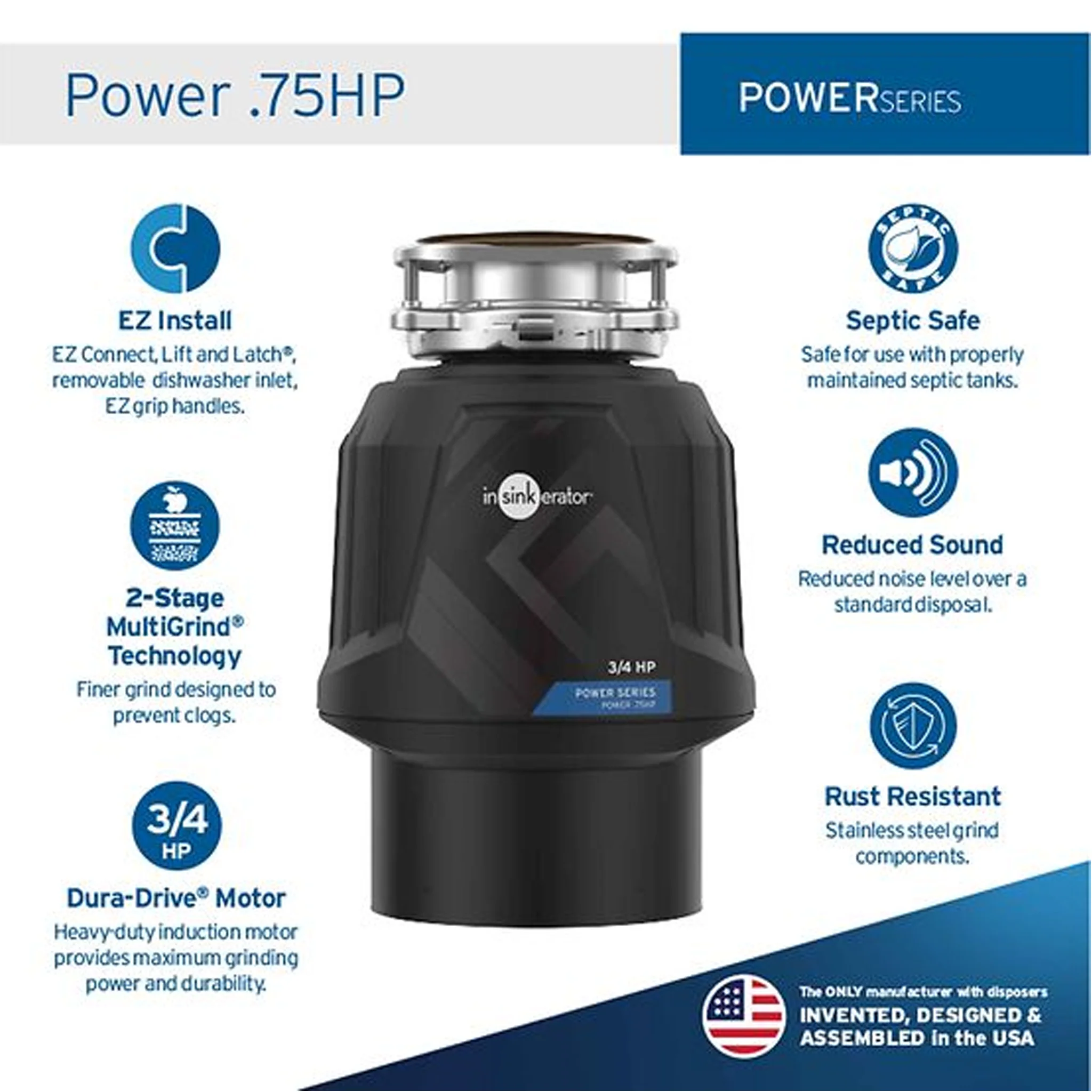POWER .75HP WASTE DISPOSER - Image 4