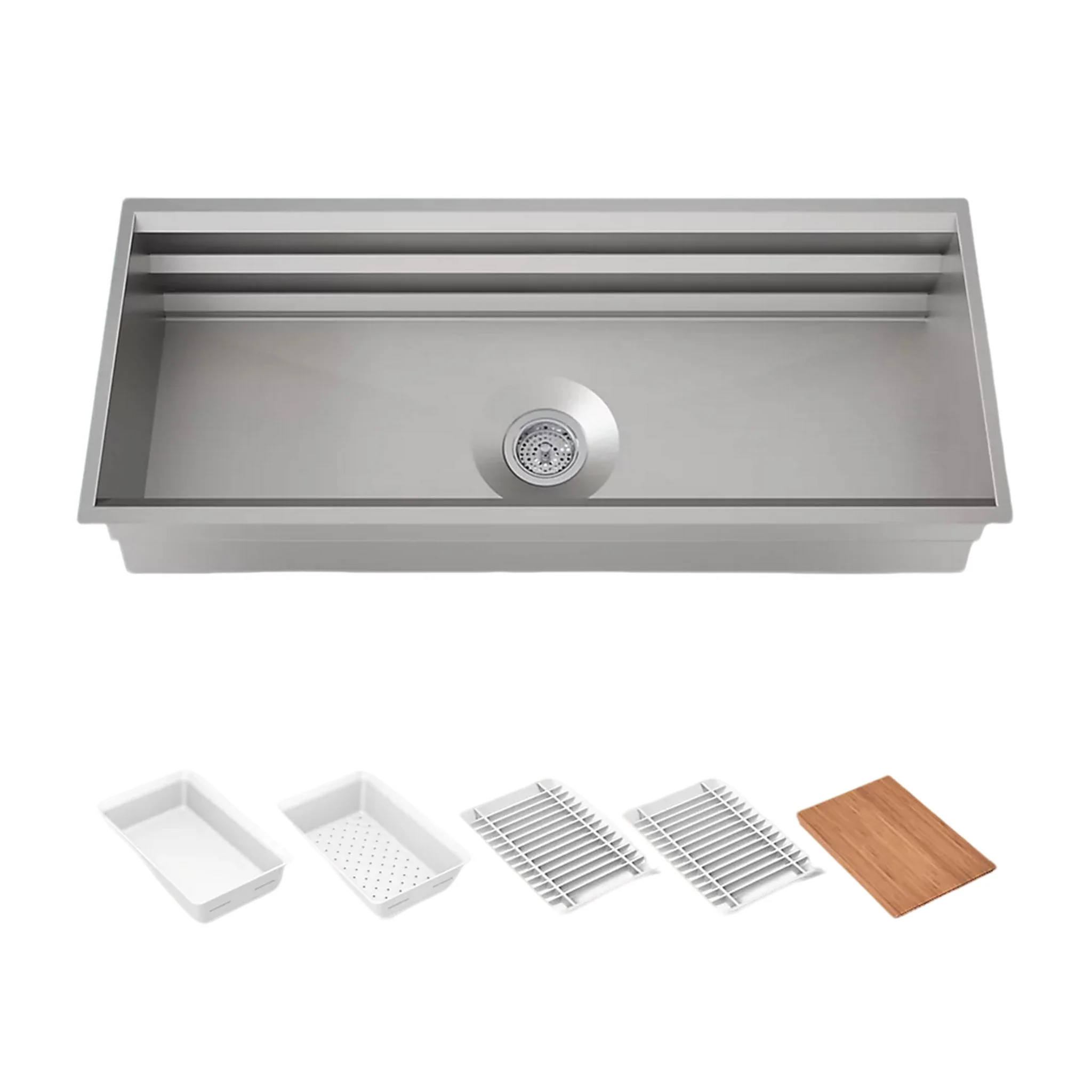 PROLIFIC® 44-INCH UNDERMOUNT SINGLE-BOWL WORKSTATION KITCHEN SINK