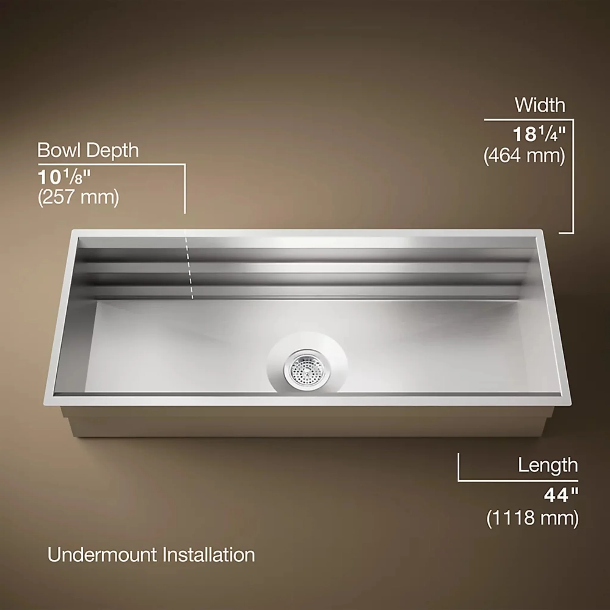 PROLIFIC® 44-INCH UNDERMOUNT SINGLE-BOWL WORKSTATION KITCHEN SINK - Image 9