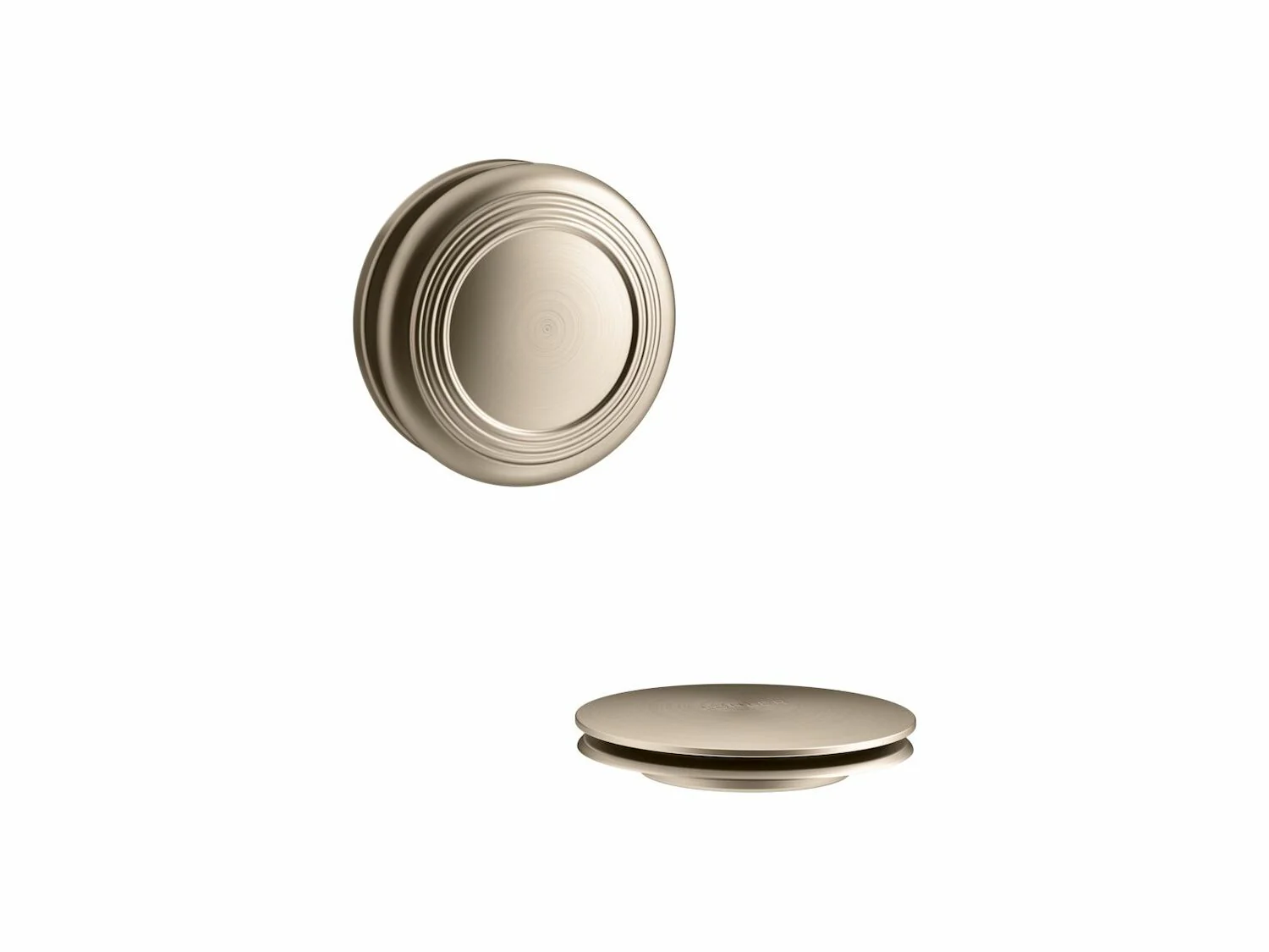 PUREFLO TRADITIONAL PUSH BUTTON BATH DRAIN TRIM - Image 4