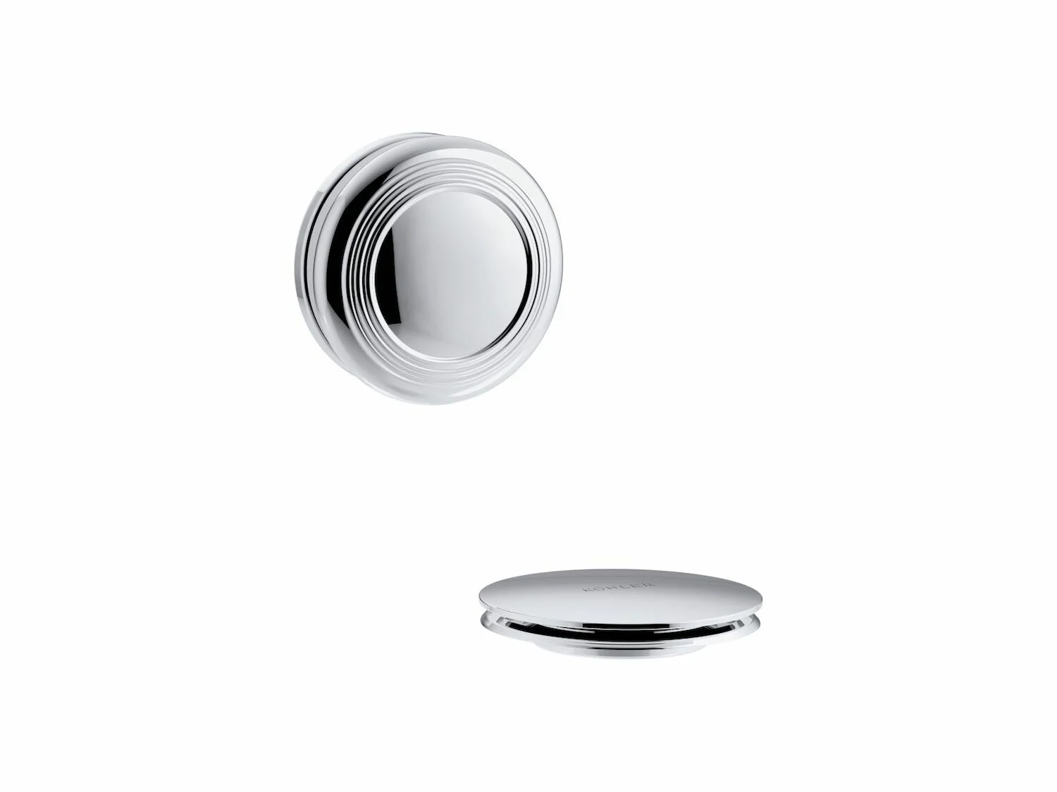 PUREFLO TRADITIONAL PUSH BUTTON BATH DRAIN TRIM - Image 5