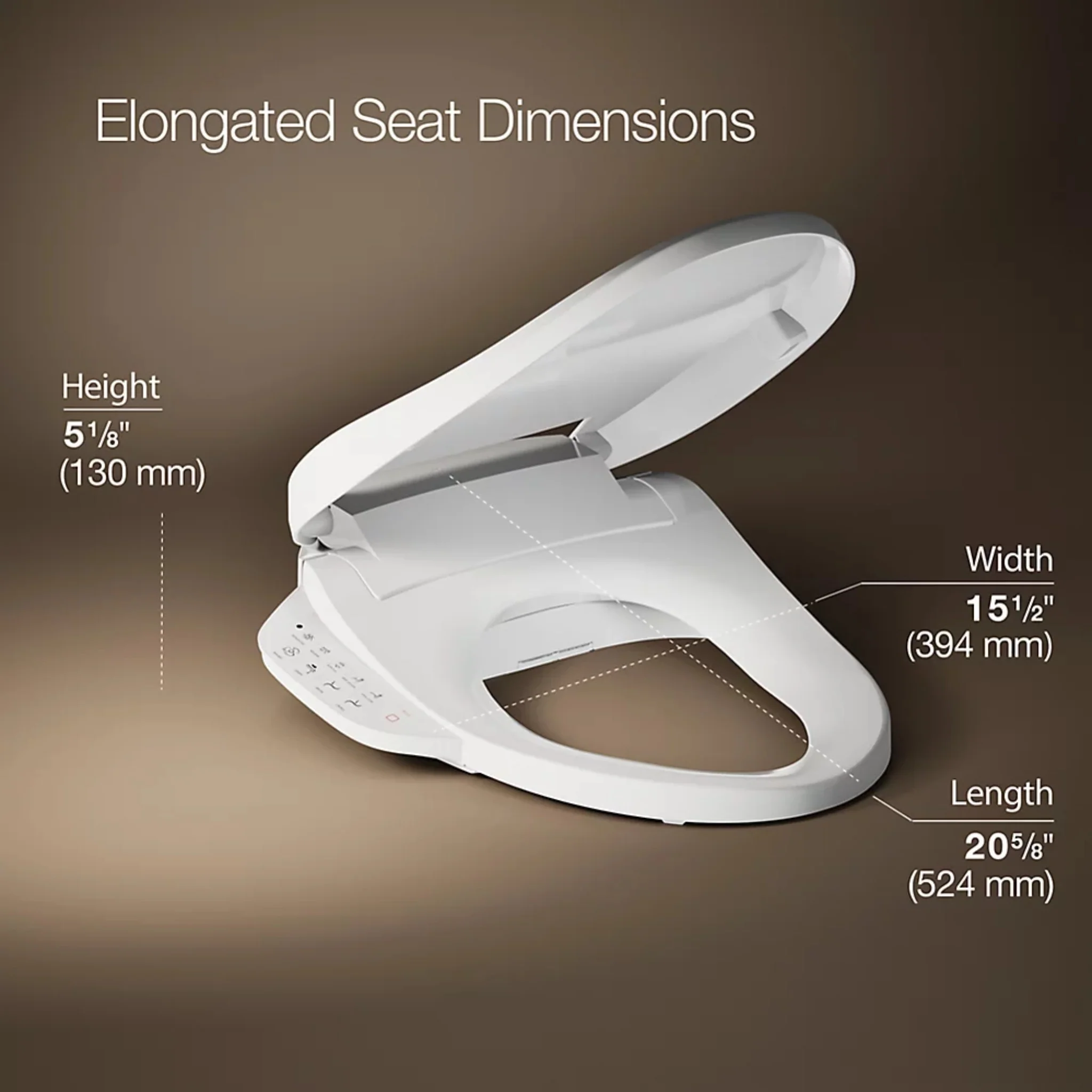 PUREWASH® E590 ELONGATED BIDET TOILET SEAT - Image 8