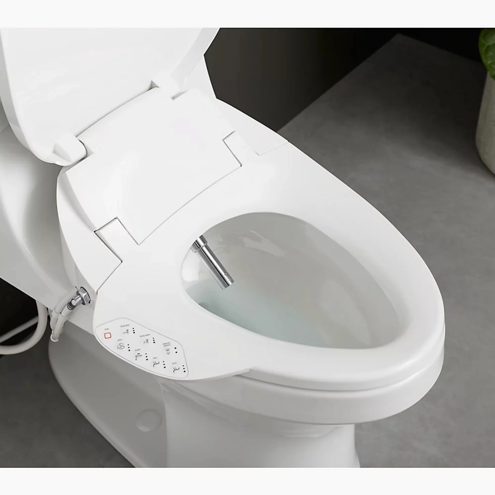 PUREWASH® E750 ELONGATED BIDET TOILET SEAT WITH REMOTE CONTROL - Image 4