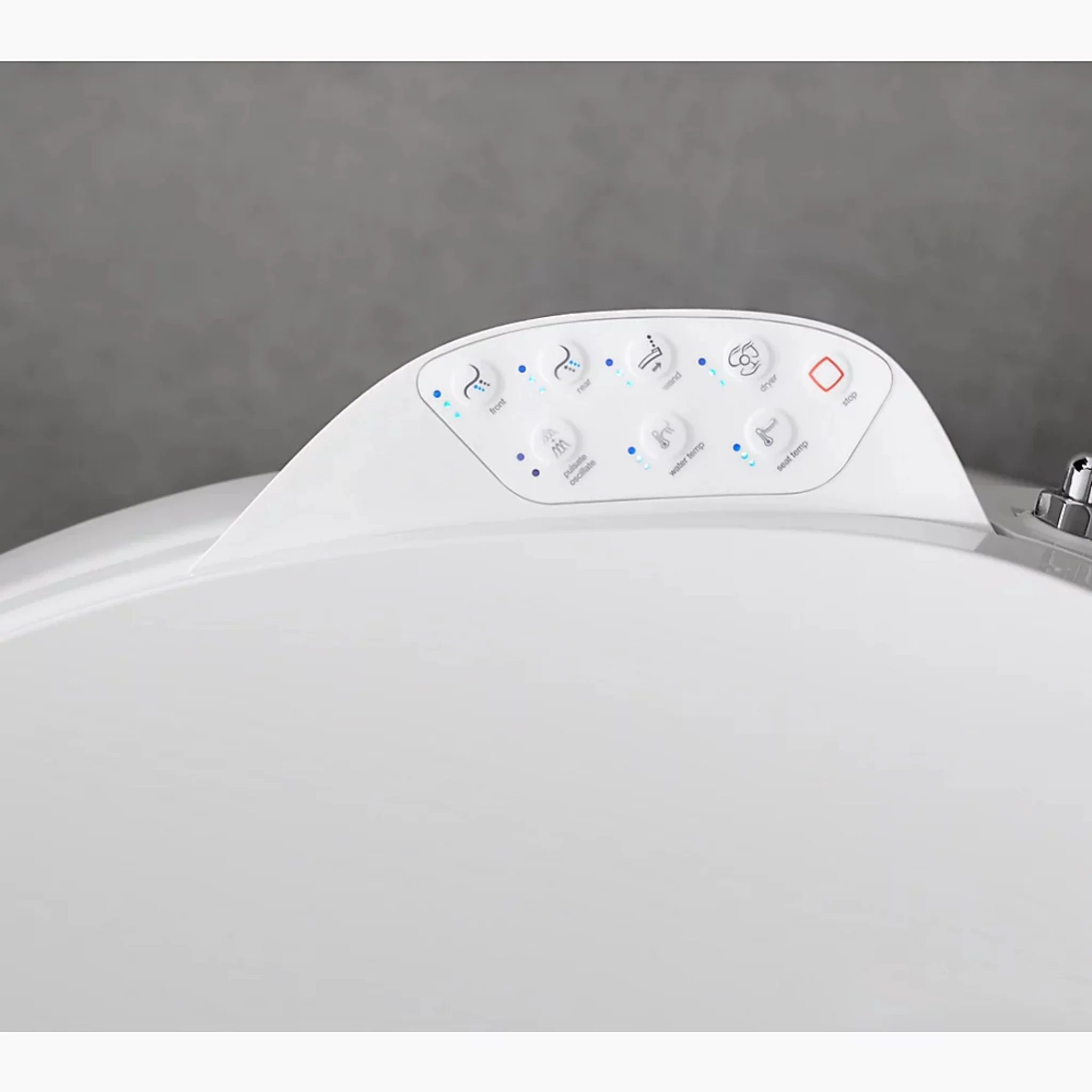 PUREWASH® E750 ELONGATED BIDET TOILET SEAT WITH REMOTE CONTROL - Image 5