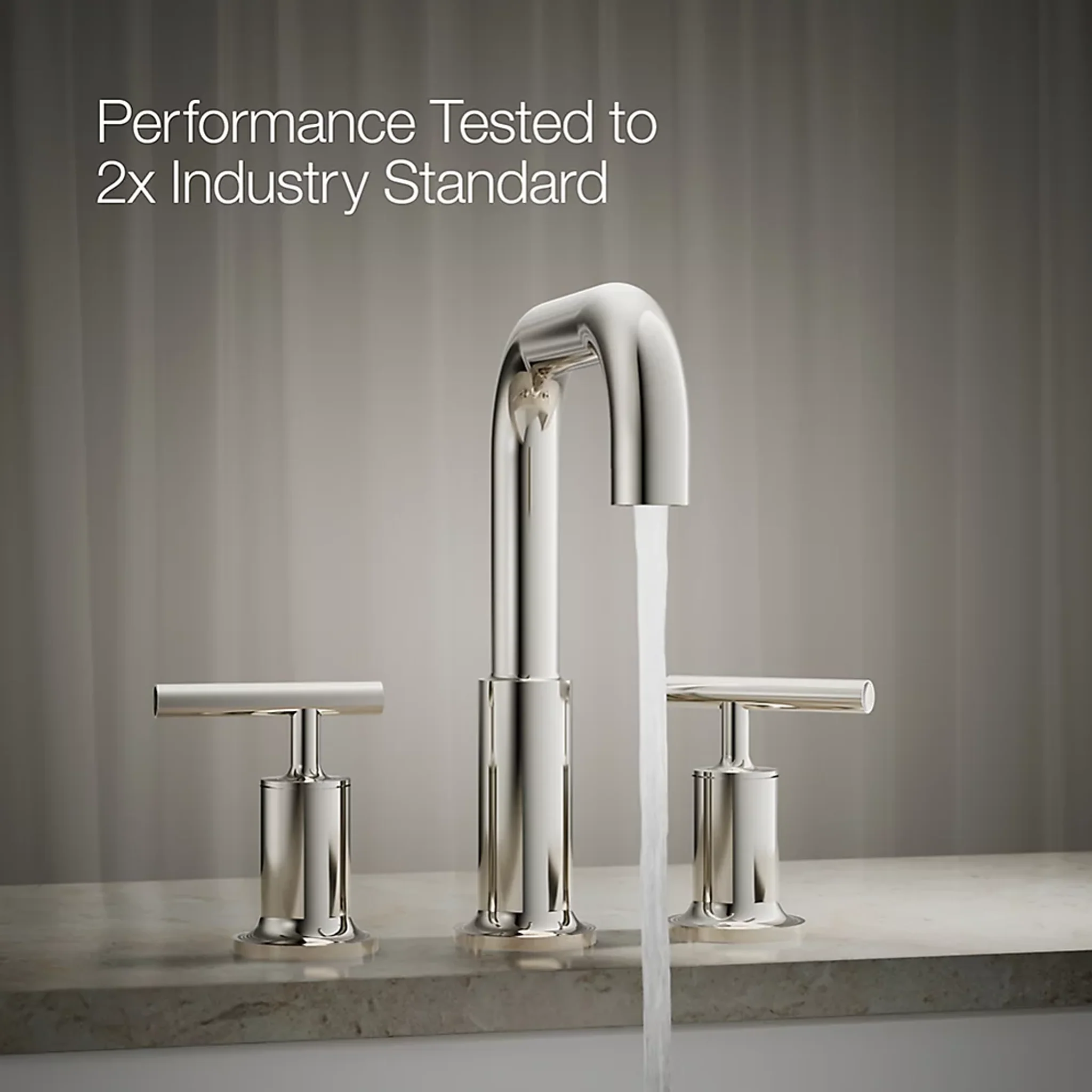 PURISTĀ® DECK MOUNT BATH FAUCET TRIM FOR HIGH-FLOW VALVE WITH LEVER HANDLES - Image 8