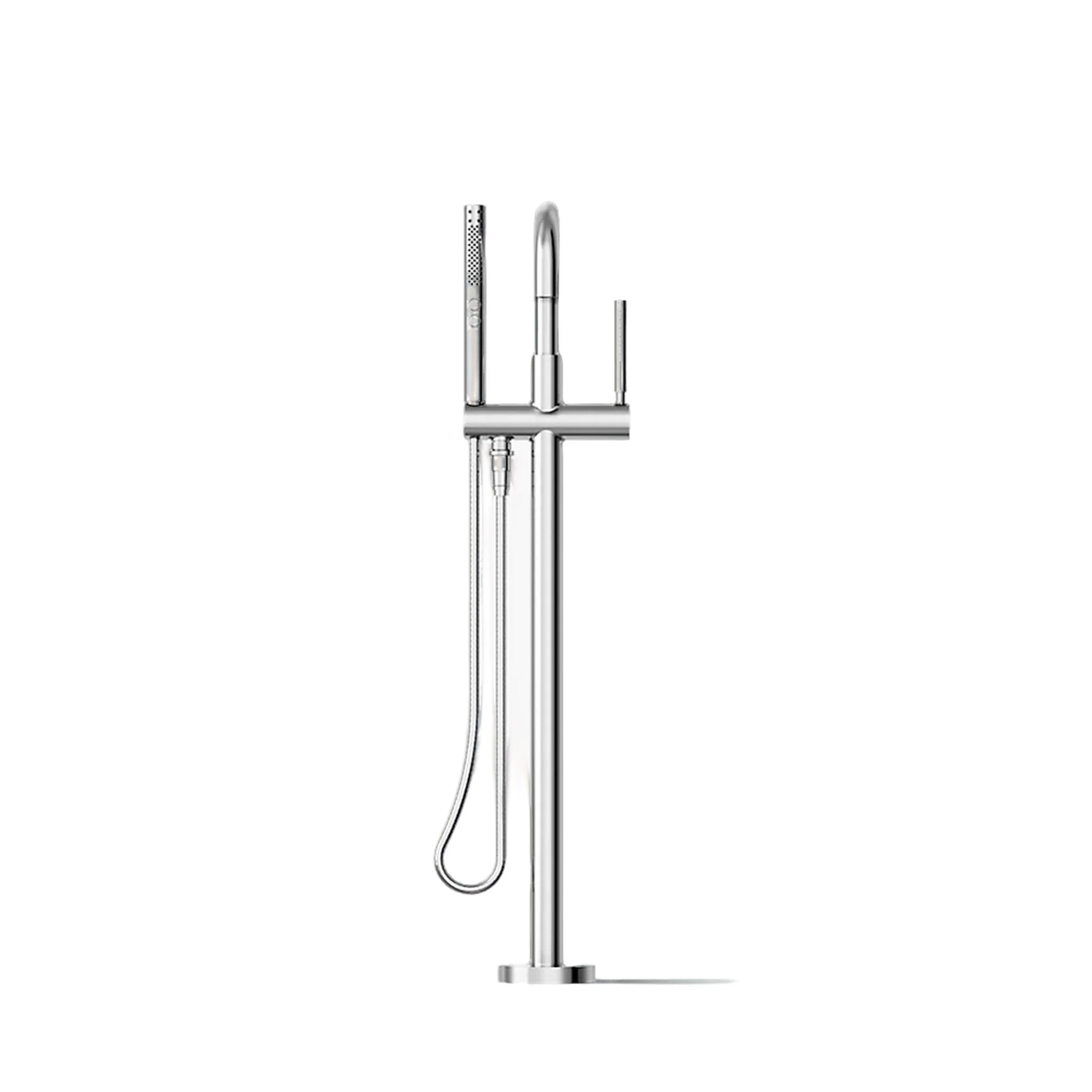 PURIST® FLOOR MOUNT BATH FILLER TRIM WITH HANDSHOWER - Image 13