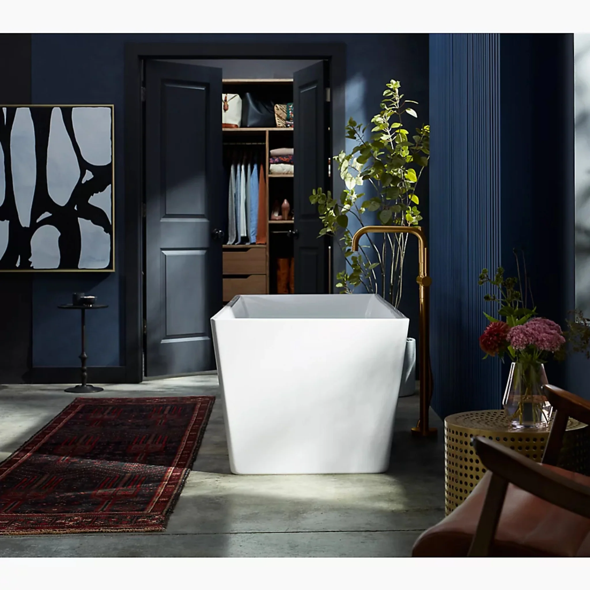 PURIST® FLOOR MOUNT BATH FILLER TRIM WITH HANDSHOWER - Image 36