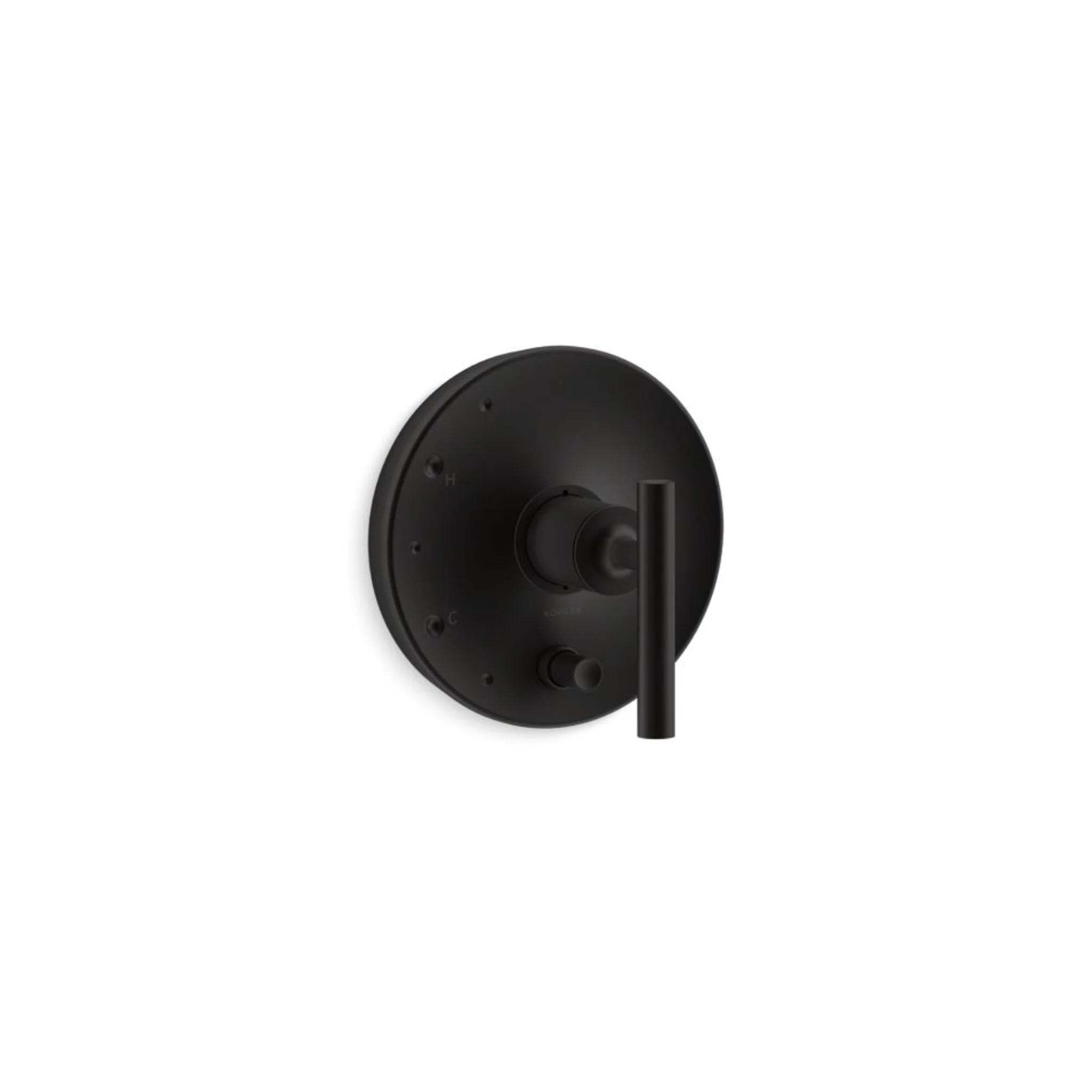 PURIST® RITE-TEMP® VALVE TRIM WITH PUSH-BUTTON DIVERTER AND LEVER HANDLE