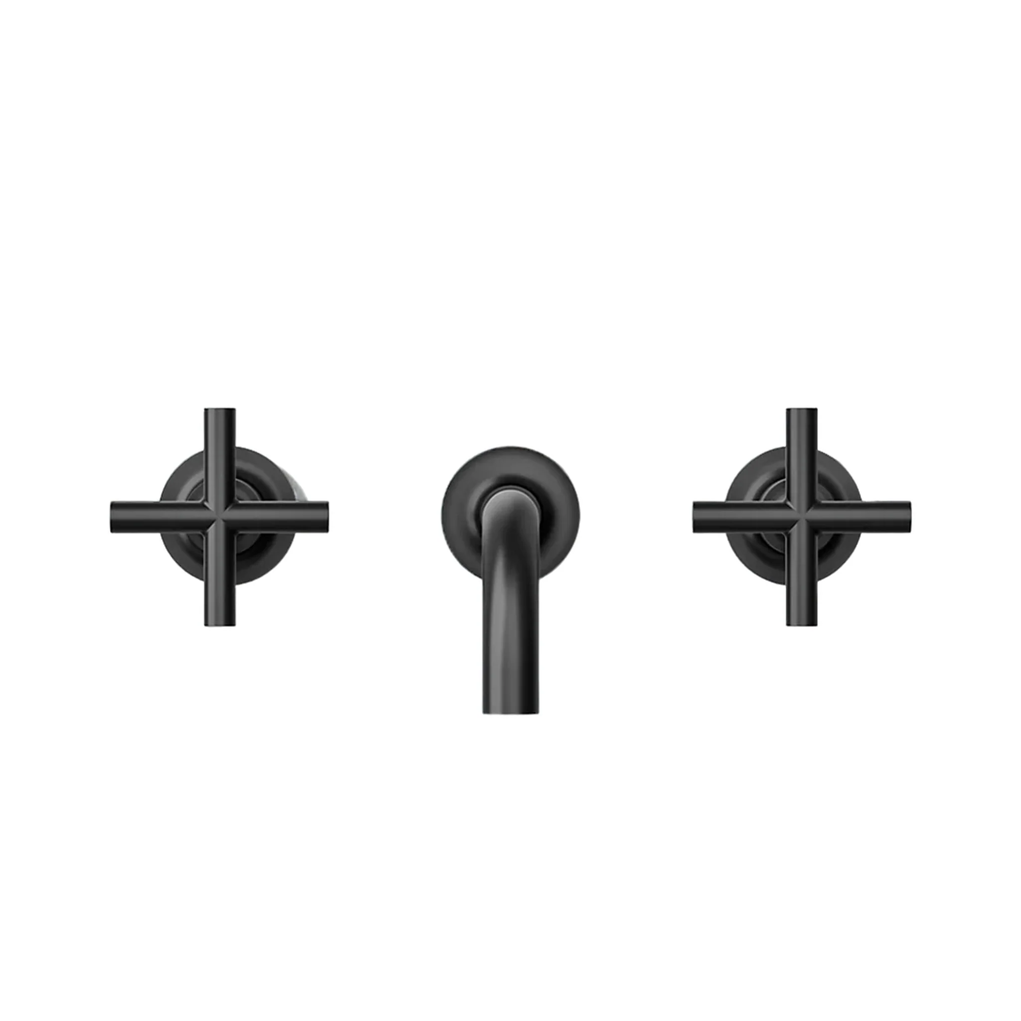 PURIST WALL-MOUNT BATHROOM SINK FAUCET TRIM WITH CROSS HANDLES - Image 31