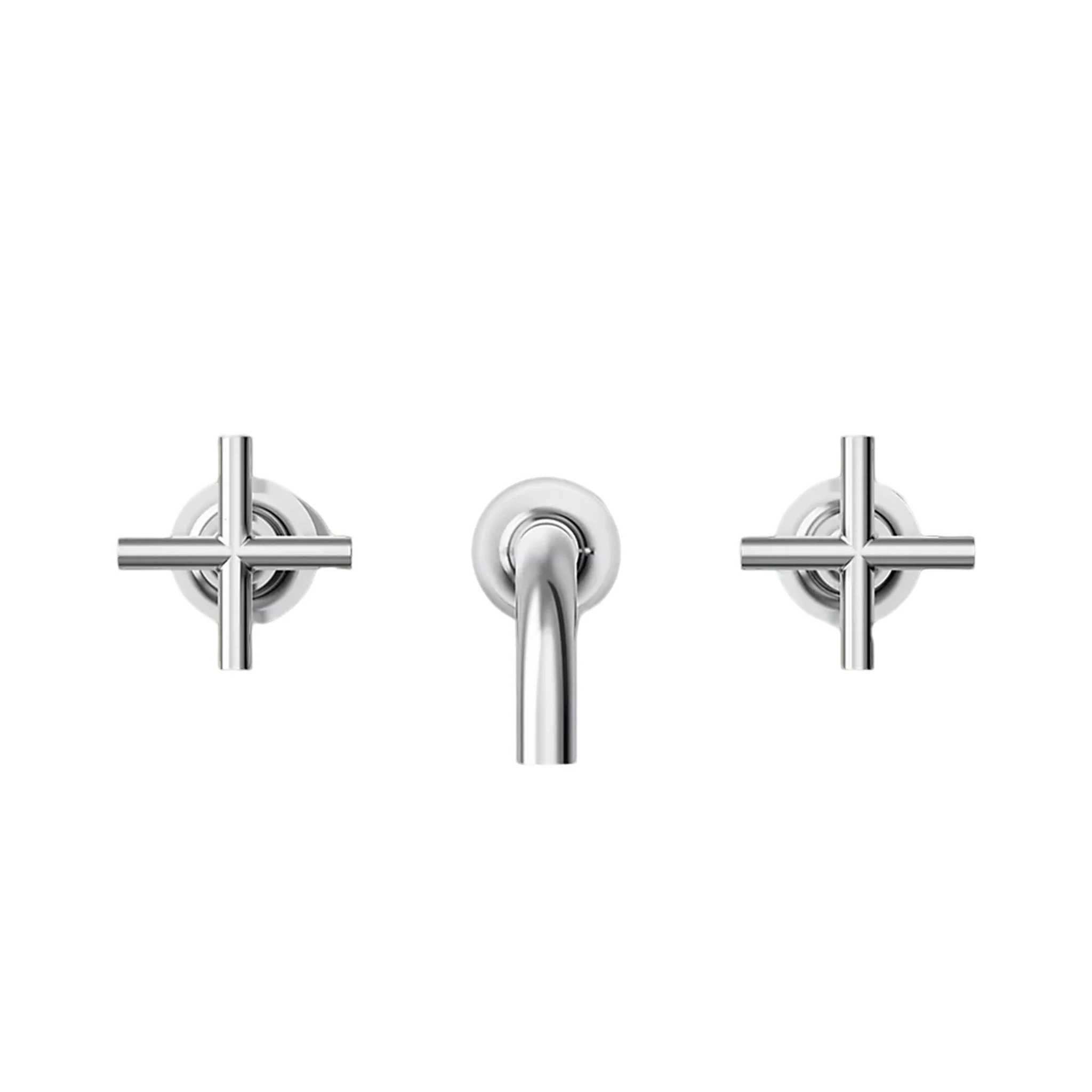PURIST WALL-MOUNT BATHROOM SINK FAUCET TRIM WITH CROSS HANDLES - Image 32