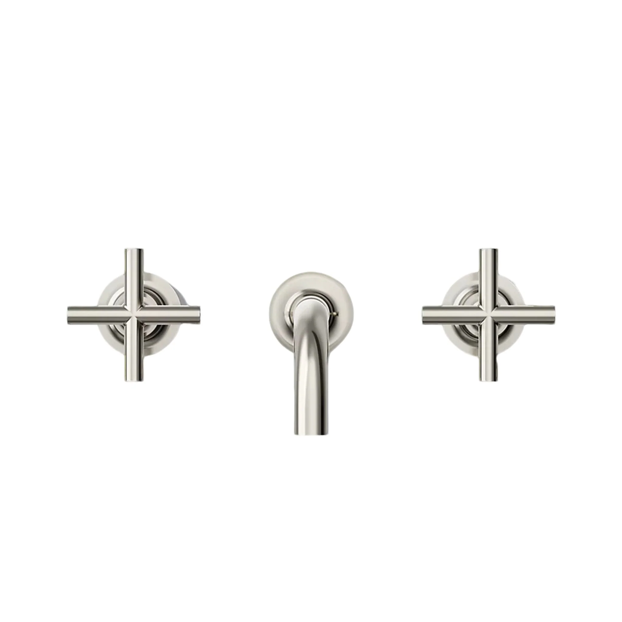PURIST WALL-MOUNT BATHROOM SINK FAUCET TRIM WITH CROSS HANDLES - Image 33