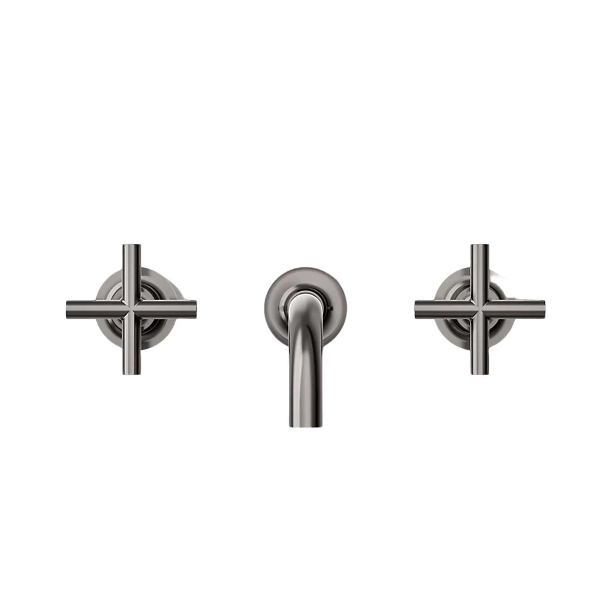 PURIST WALL-MOUNT BATHROOM SINK FAUCET TRIM WITH CROSS HANDLES - Image 34
