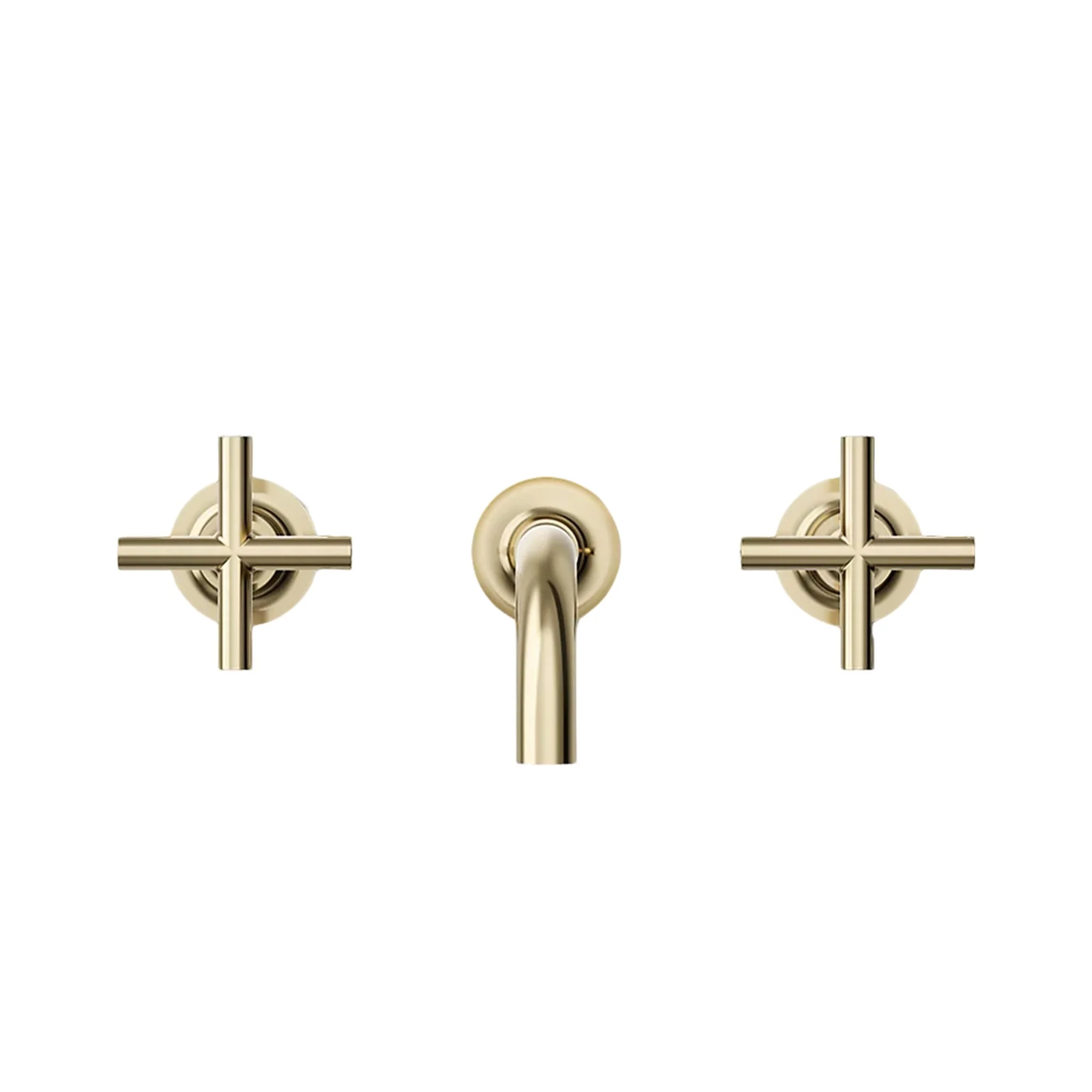PURIST WALL-MOUNT BATHROOM SINK FAUCET TRIM WITH CROSS HANDLES - Image 35