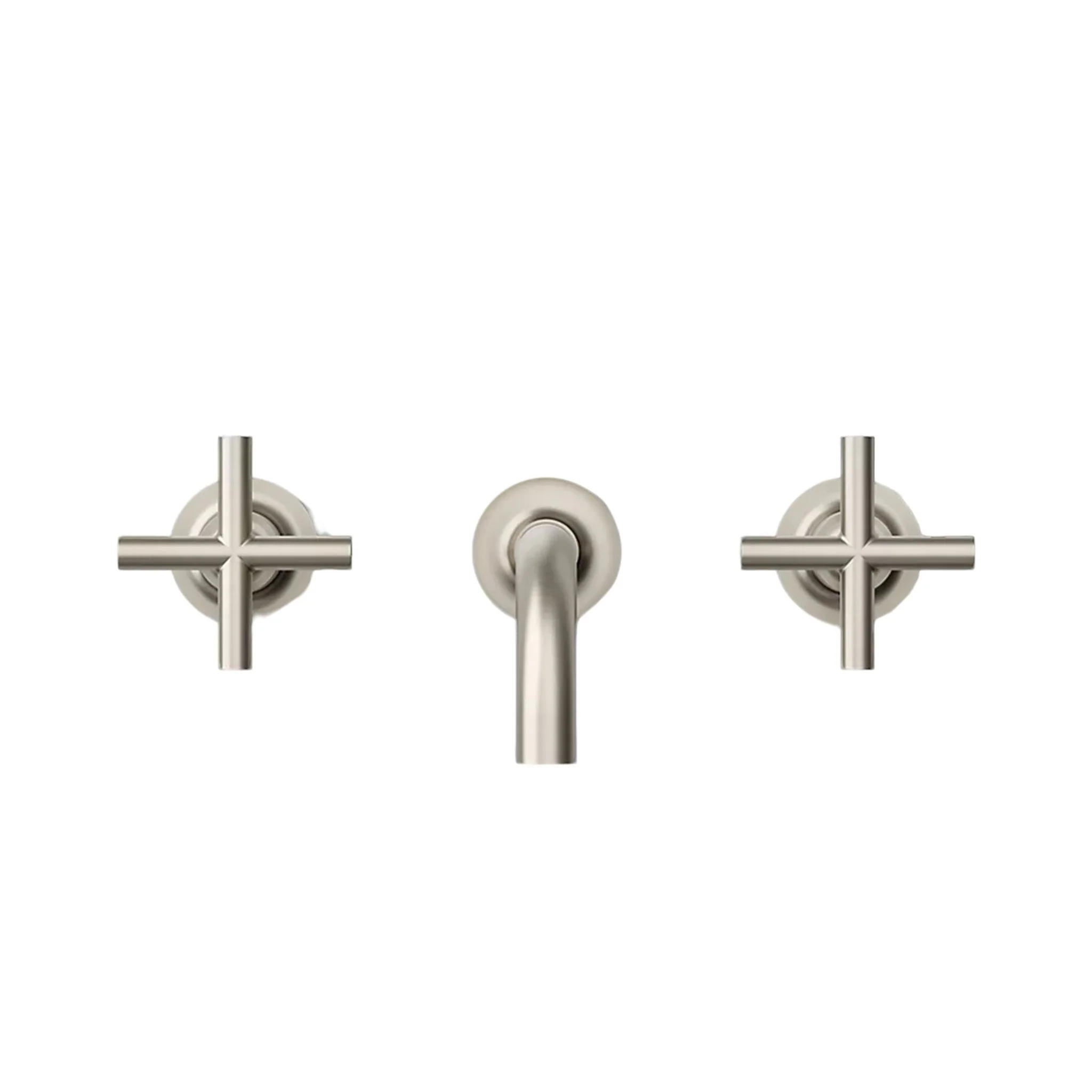 PURIST WALL-MOUNT BATHROOM SINK FAUCET TRIM WITH CROSS HANDLES - Image 37