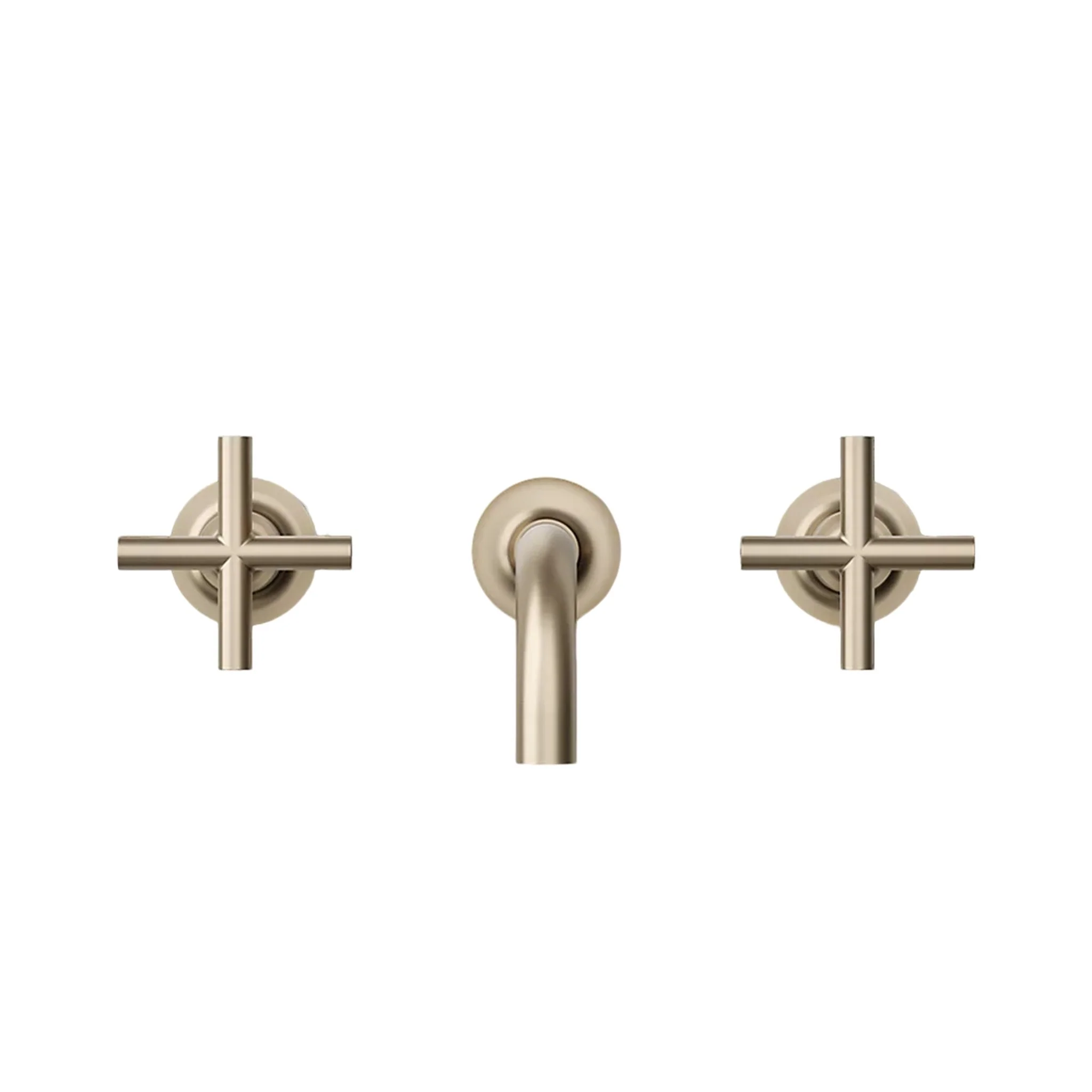PURIST WALL-MOUNT BATHROOM SINK FAUCET TRIM WITH CROSS HANDLES - Image 38