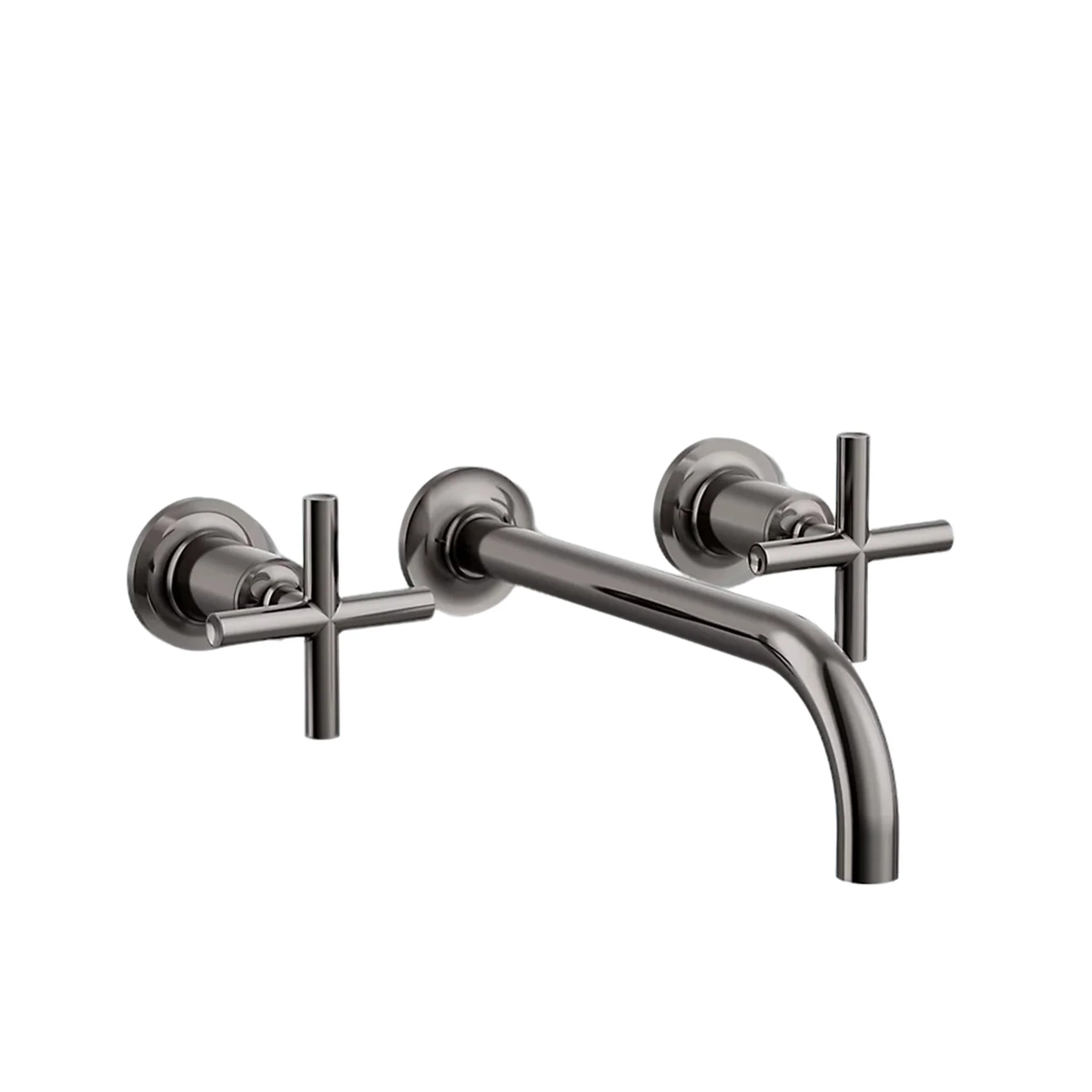 PURIST WALL-MOUNT BATHROOM SINK FAUCET TRIM WITH CROSS HANDLES - Image 5