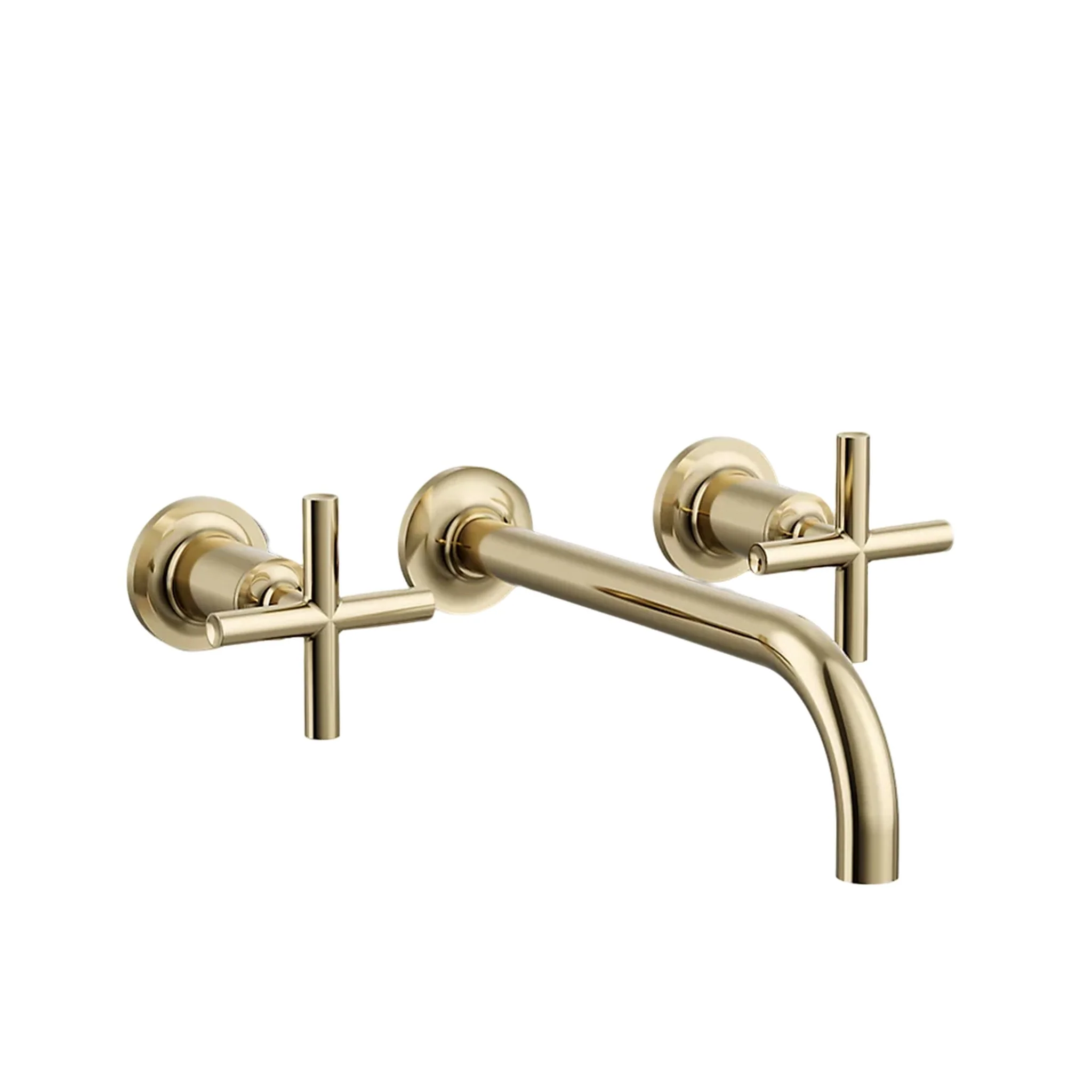 PURIST WALL-MOUNT BATHROOM SINK FAUCET TRIM WITH CROSS HANDLES - Image 6