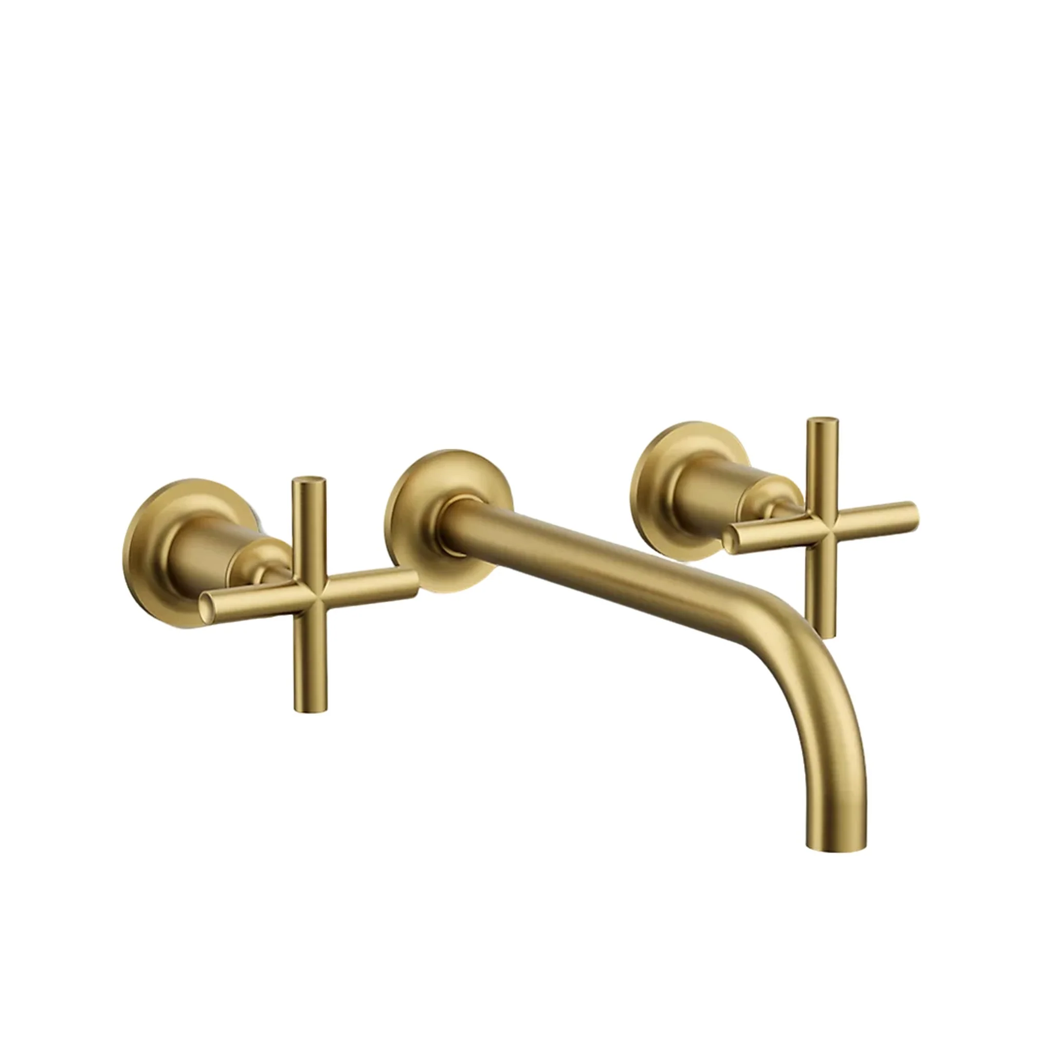 PURIST WALL-MOUNT BATHROOM SINK FAUCET TRIM WITH CROSS HANDLES - Image 7
