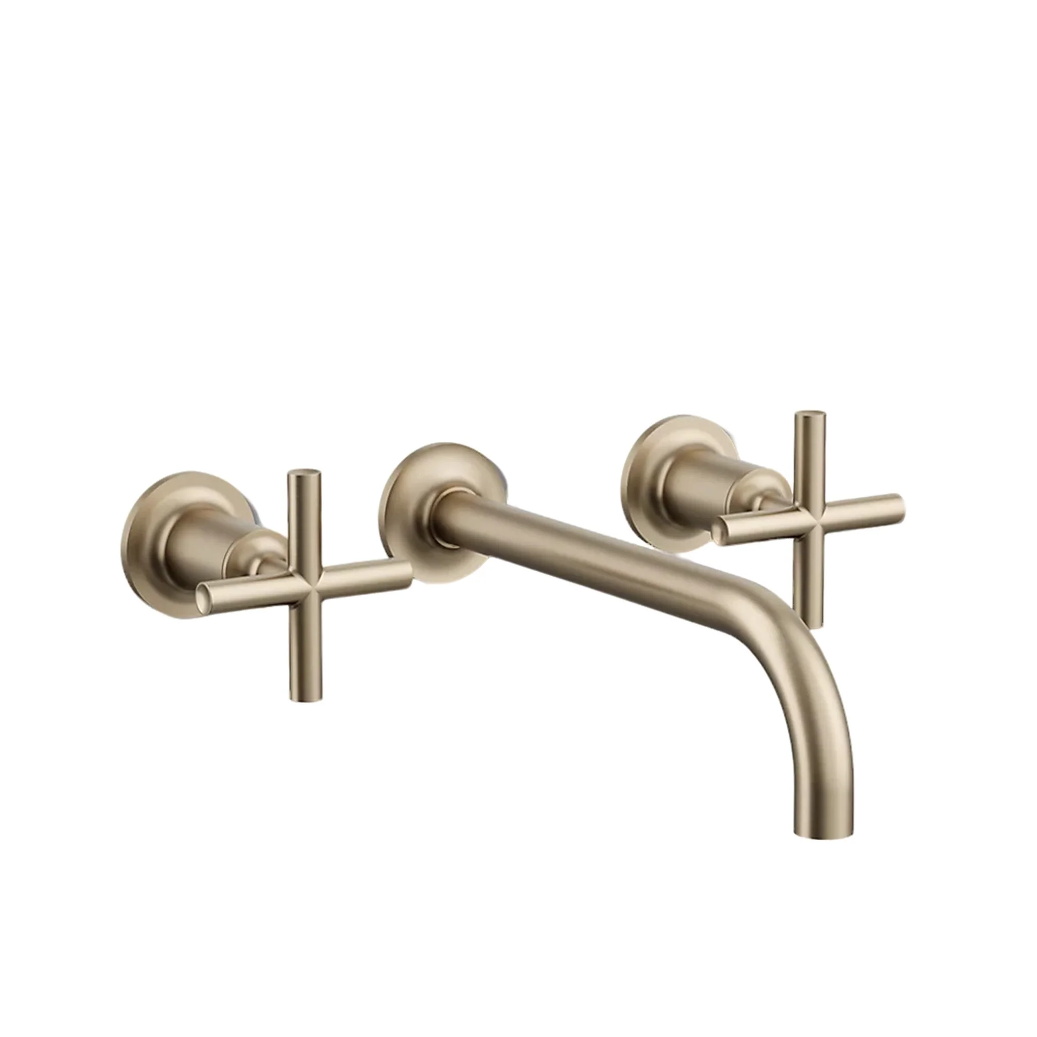 PURIST WALL-MOUNT BATHROOM SINK FAUCET TRIM WITH CROSS HANDLES - Image 9