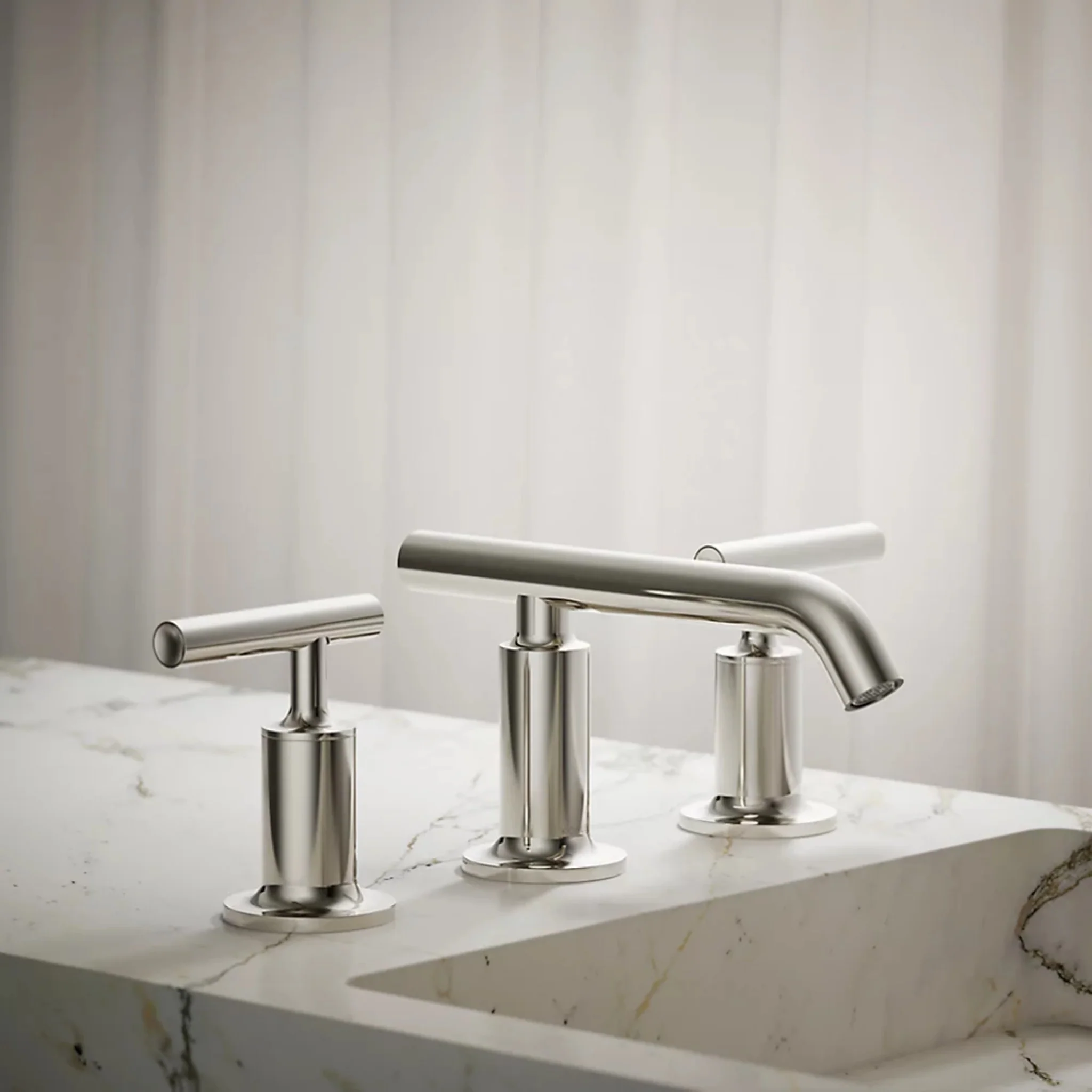 PURIST WIDESPREAD BATHROOM SINK FAUCET WITH LEVER HANDLES - Image 10