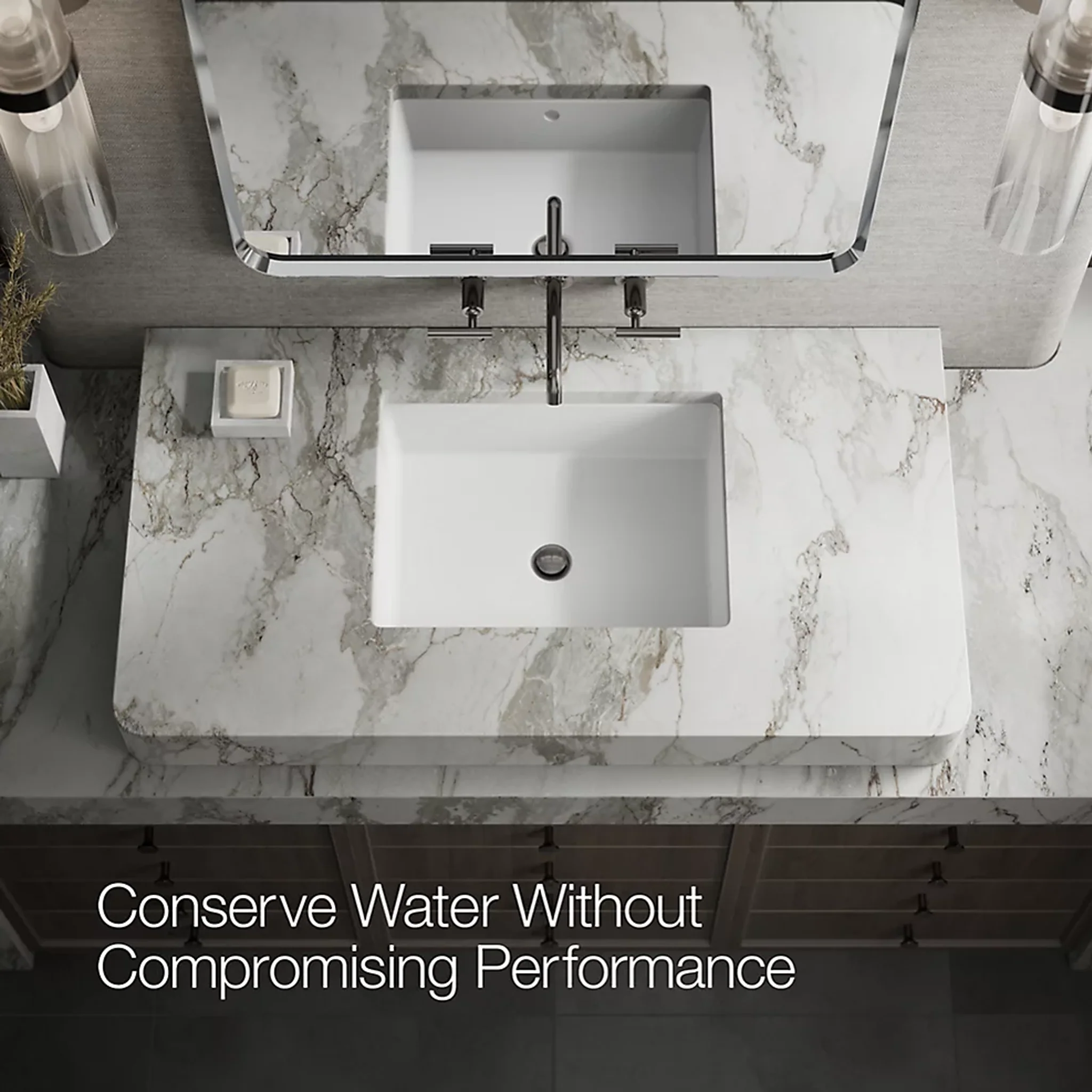 PURIST WIDESPREAD WALL-MOUNT BATHROOM SINK FAUCET TRIM WITH LEVER HANDLES, 1.2 GPM - Image 11