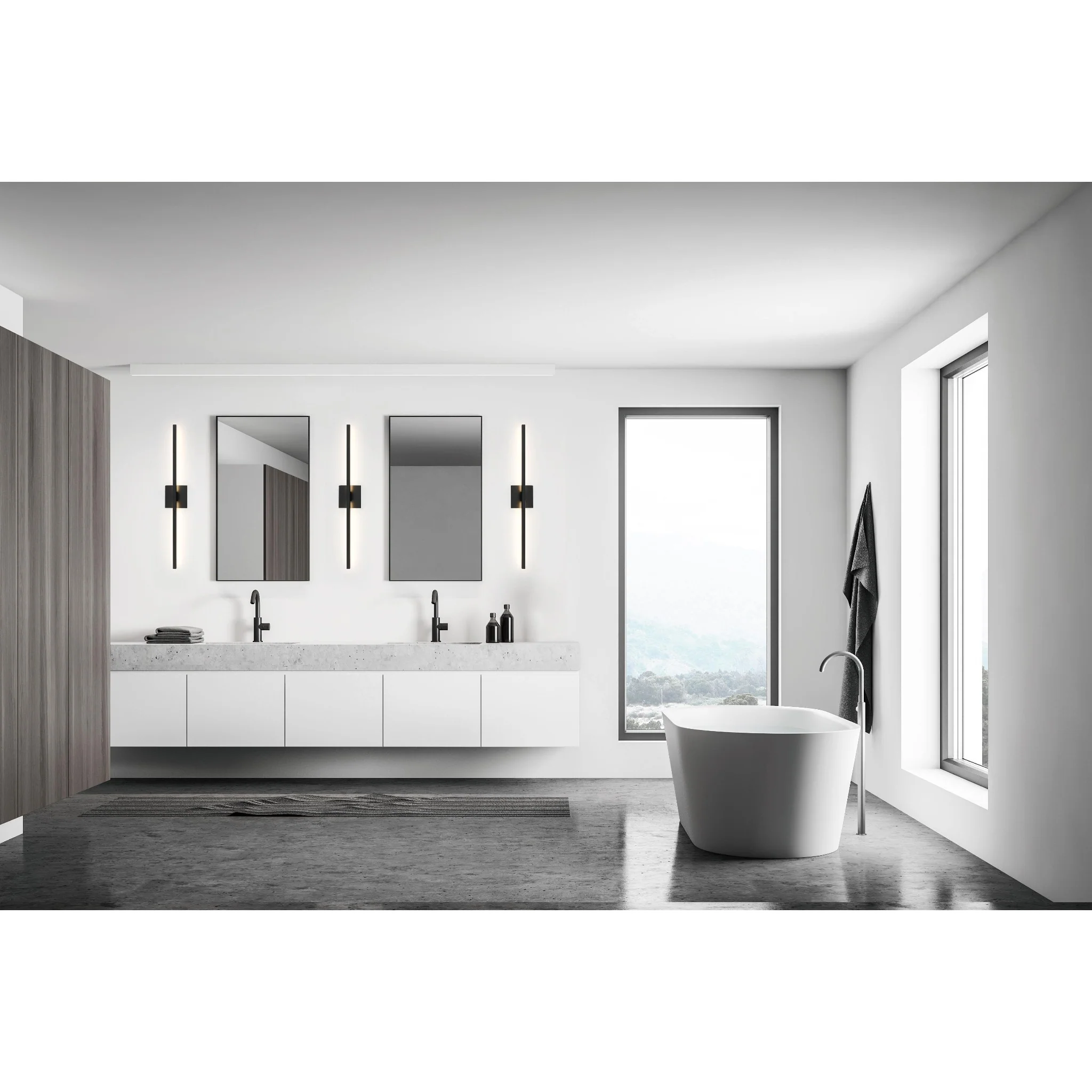 RAGUSA LARGE 1-LIGHT LED WALL SCONCE - Image 11