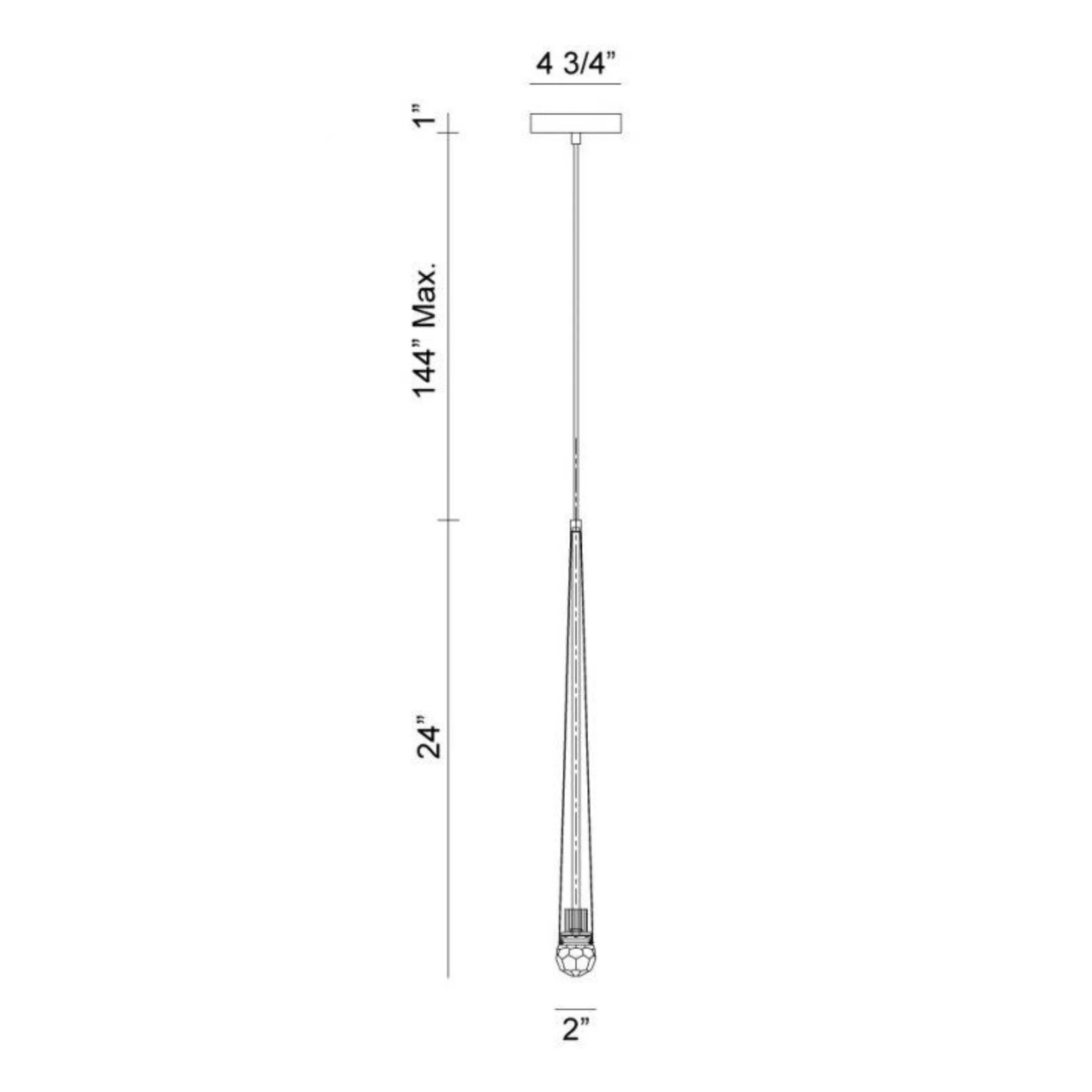 RENAIE 1-LIGHT LED PENDANT - Image 7