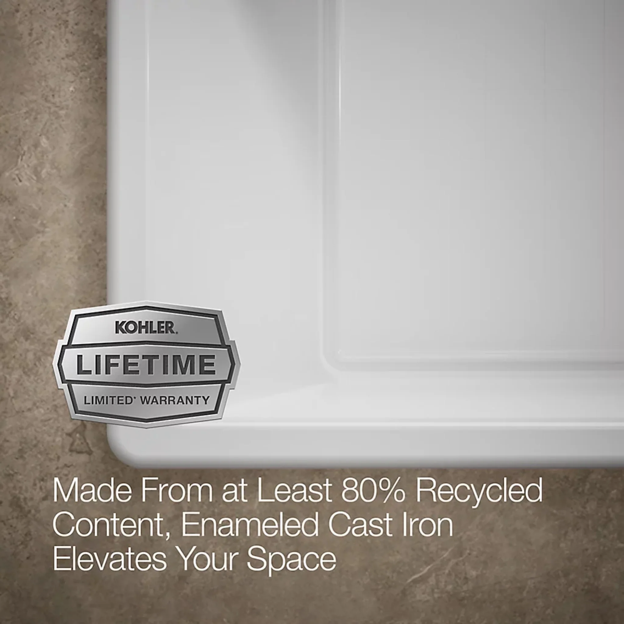 REVE RECTANGLE 67 X 32 INCHES DROP-IN / UNDERMOUNT BATHTUB - Image 10