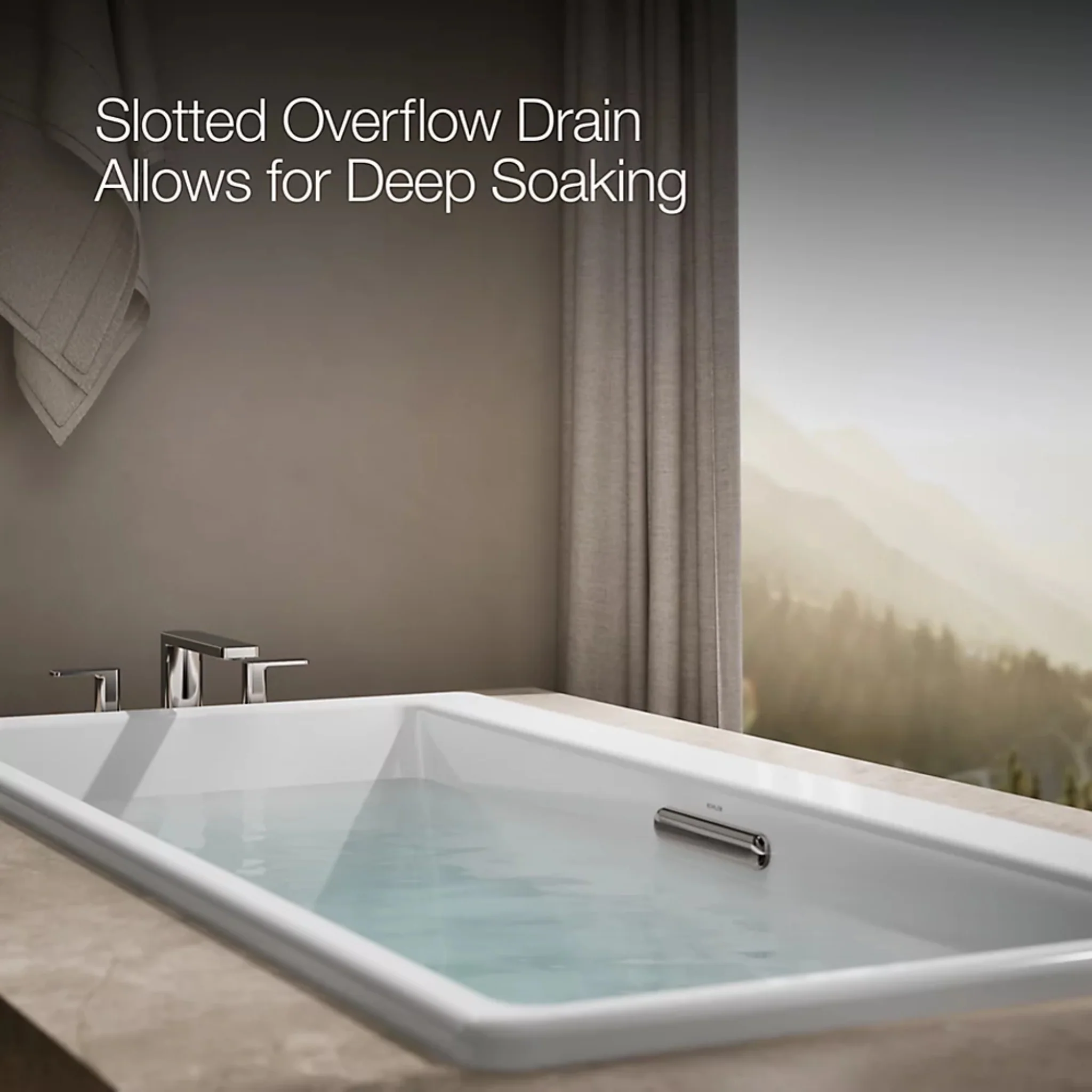 REVE RECTANGLE 67 X 32 INCHES DROP-IN / UNDERMOUNT BATHTUB - Image 5