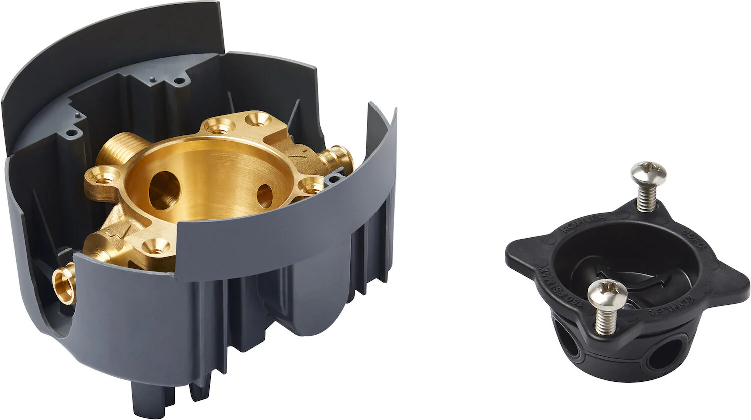 RITE-TEMP® VALVE BODY ROUGH-IN WITH PEX CRIMP CONNECTIONS, PROJECT PACK