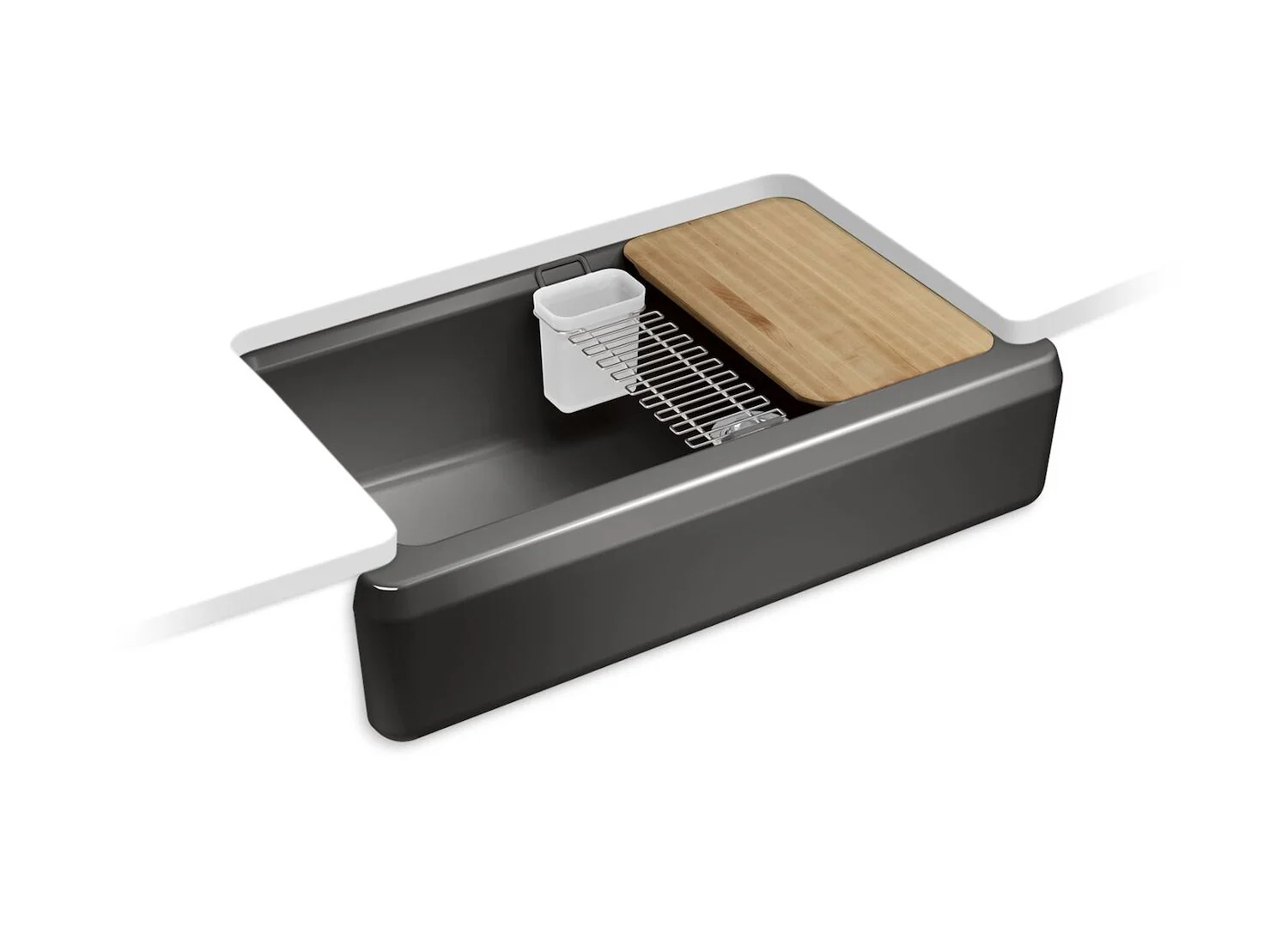 RIVERBY UNDERMOUNT SINGLE-BOWL FARMHOUSE WORKSTATION KITCHEN SINK - Image 3