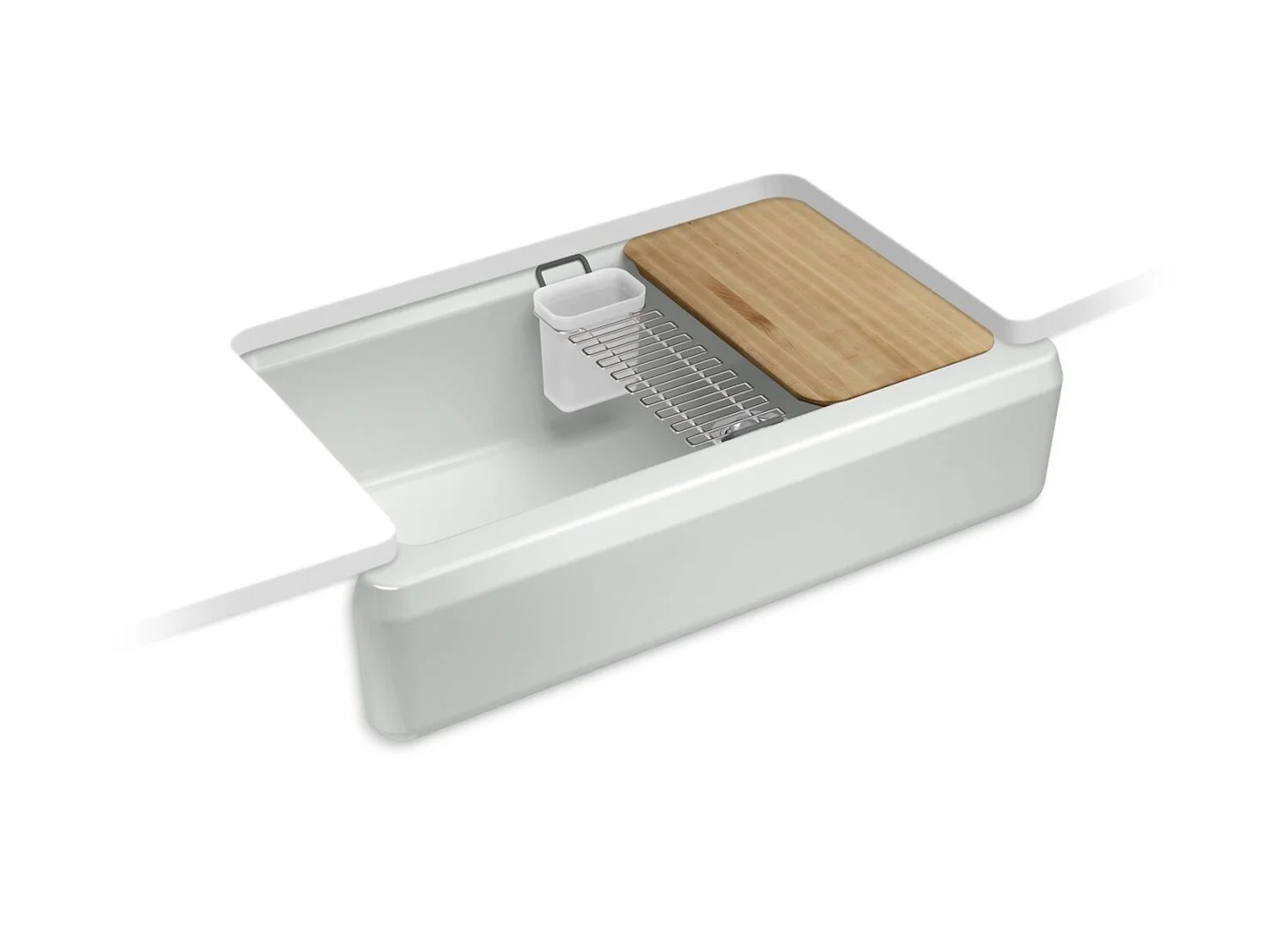 RIVERBY UNDERMOUNT SINGLE-BOWL FARMHOUSE WORKSTATION KITCHEN SINK - Image 4