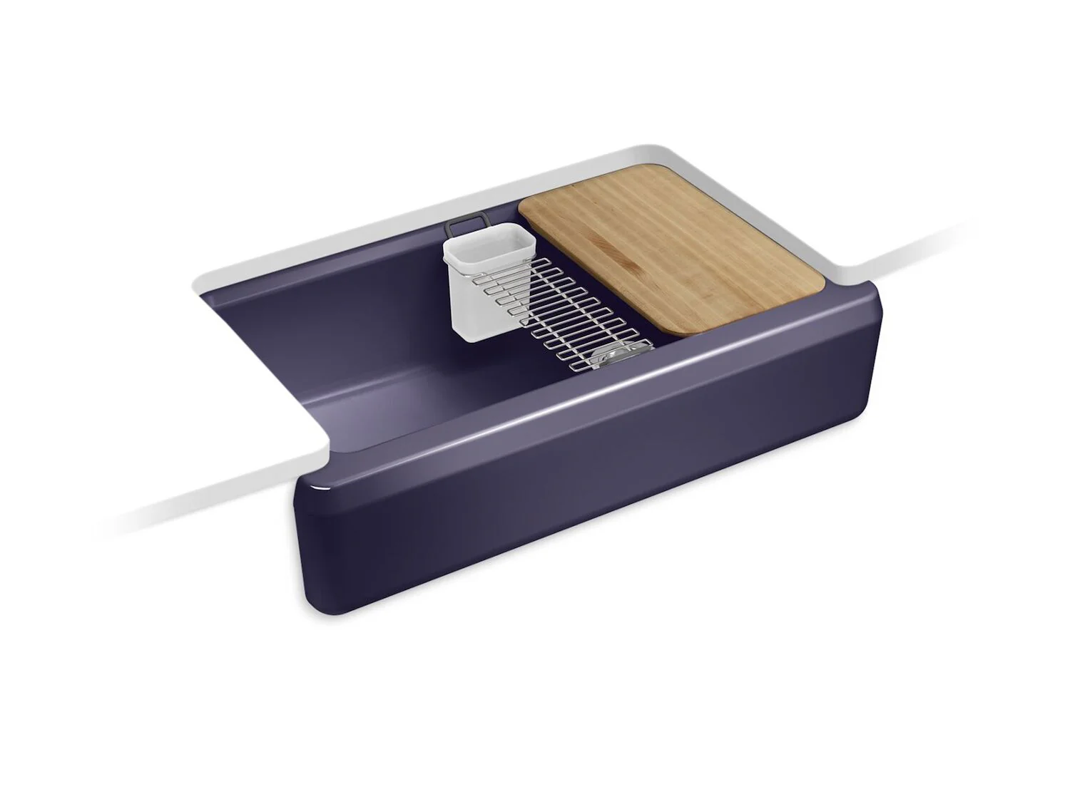 RIVERBY UNDERMOUNT SINGLE-BOWL FARMHOUSE WORKSTATION KITCHEN SINK - Image 5