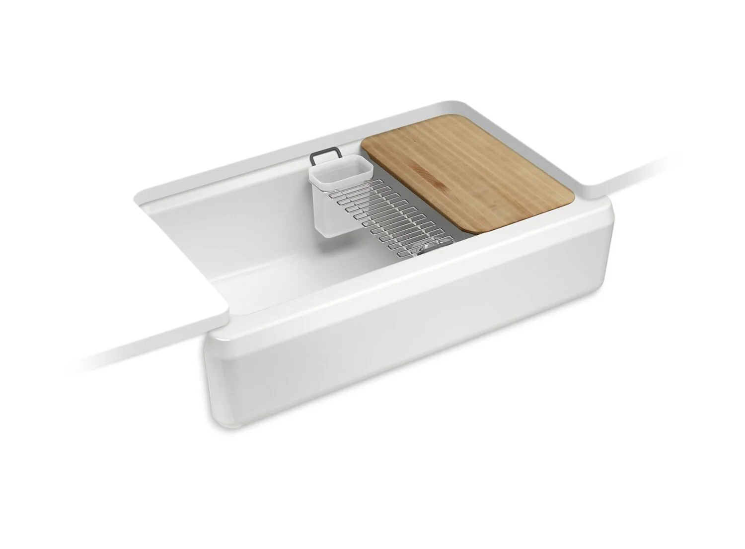 RIVERBY UNDERMOUNT SINGLE-BOWL FARMHOUSE WORKSTATION KITCHEN SINK - Image 6